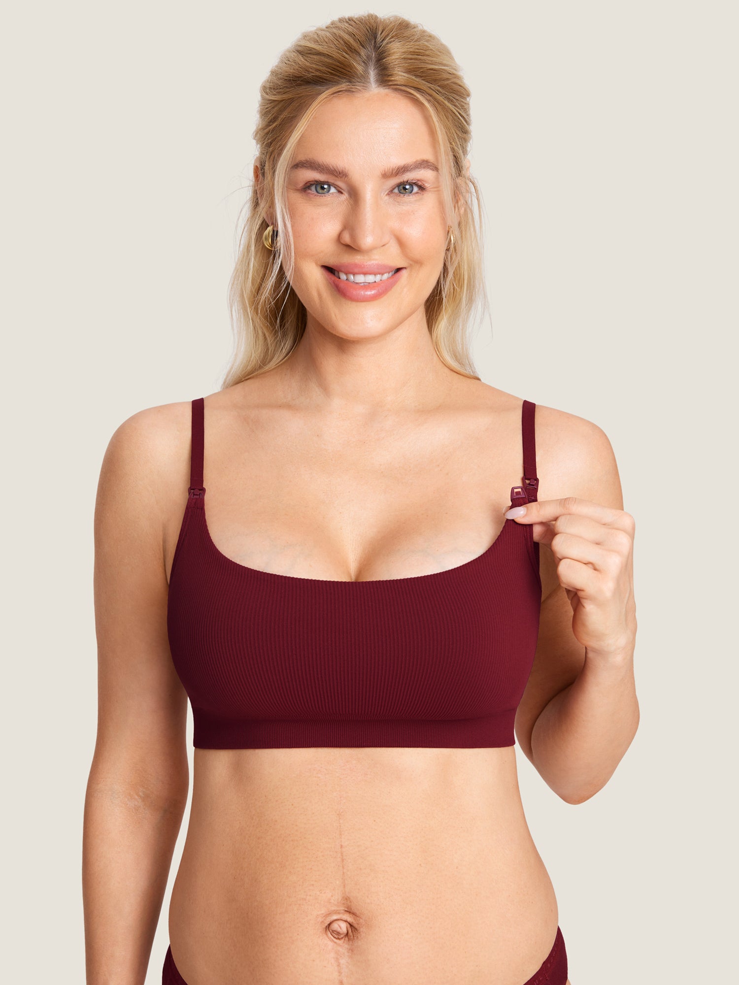 Ribbed Scoop Nursing Bralette Andorra