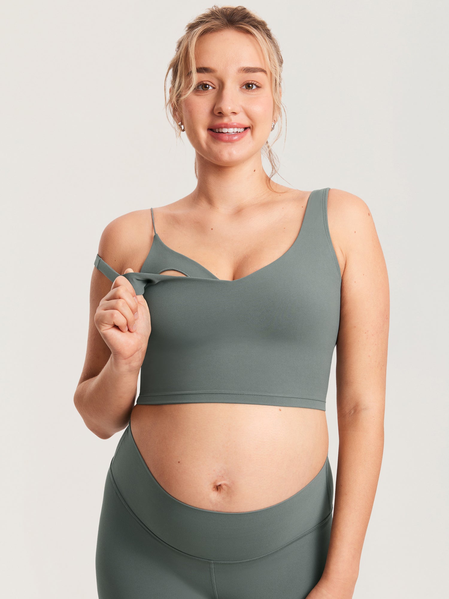 3 Pack Natrelax® Nursing Crop Tank Top