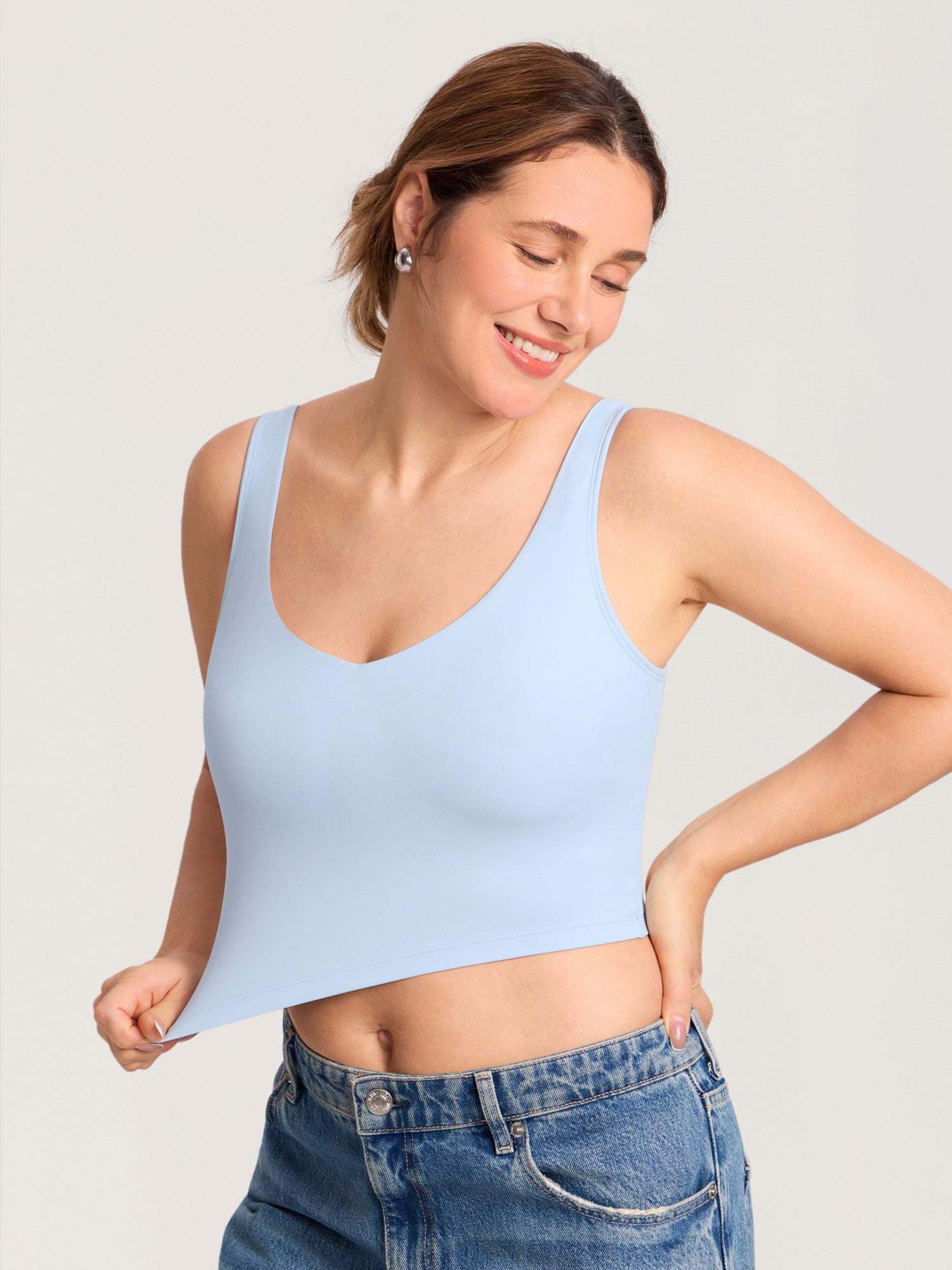 Natrelax® Nursing Crop Tank Top ICE