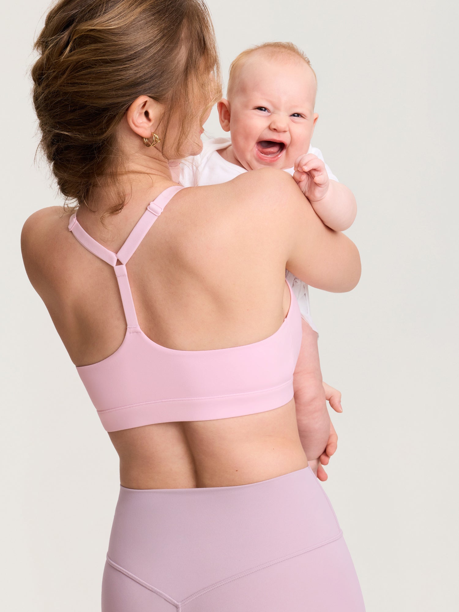 Natrelax® Adjustable Y-back Nursing Bra Sweet Pink