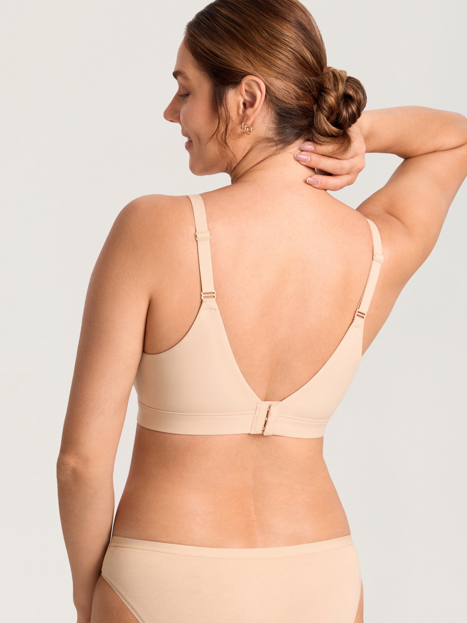 Inbarely® Plus Seamless Molded Nursing Bra Beige