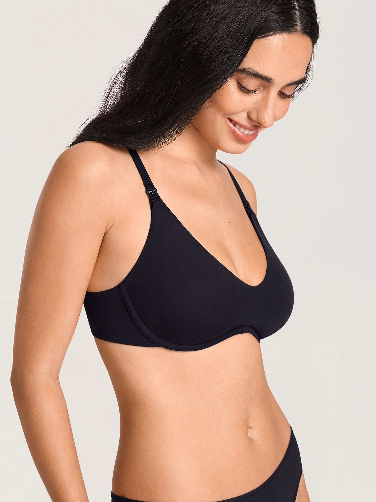 Inbarely® Plus Underwire Plunge Nursing Bra