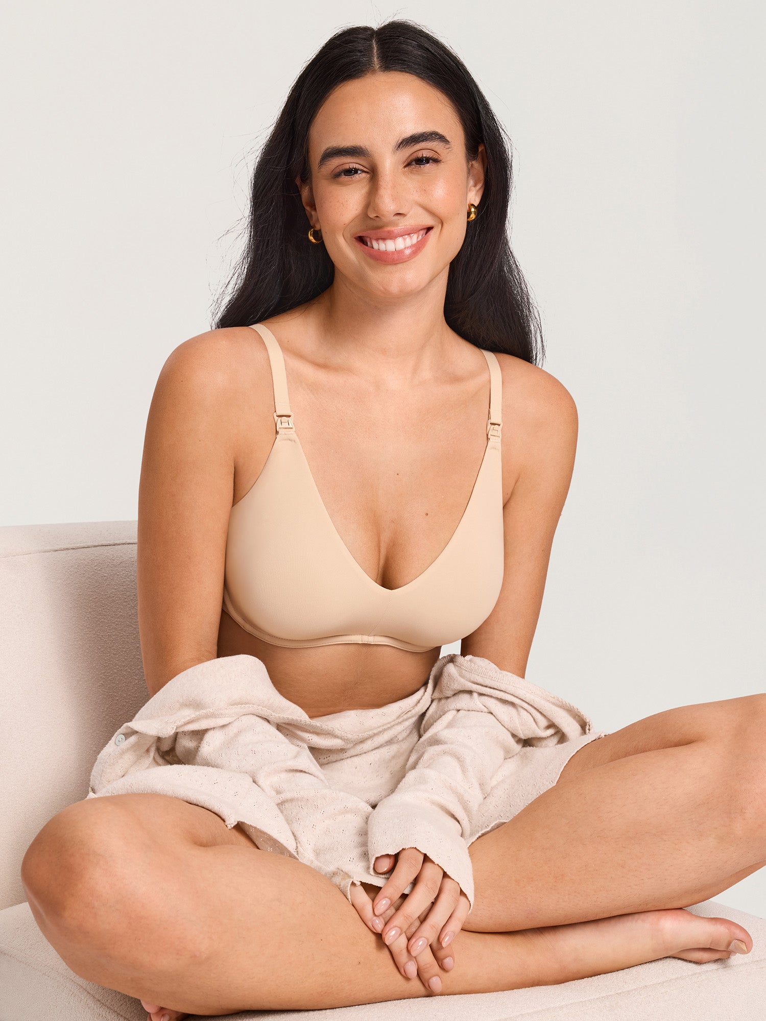 Inbarely® Plus Underwire Plunge Nursing Bra