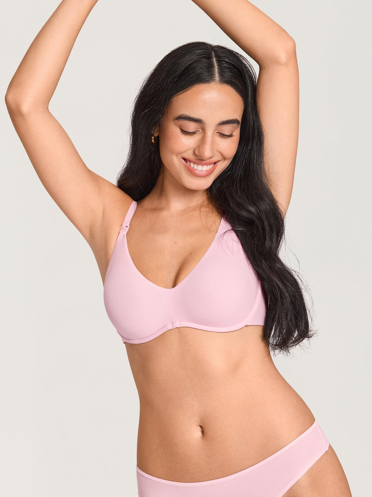 Inbarely® Plus Underwire Plunge Nursing Bra