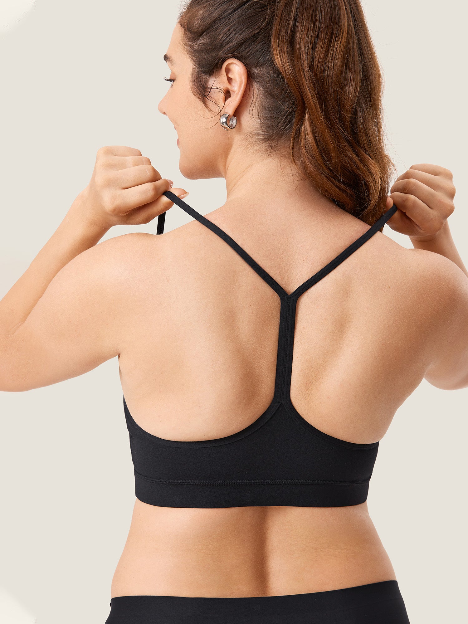 Natrelax® Y Back Nursing Sports Bra Black