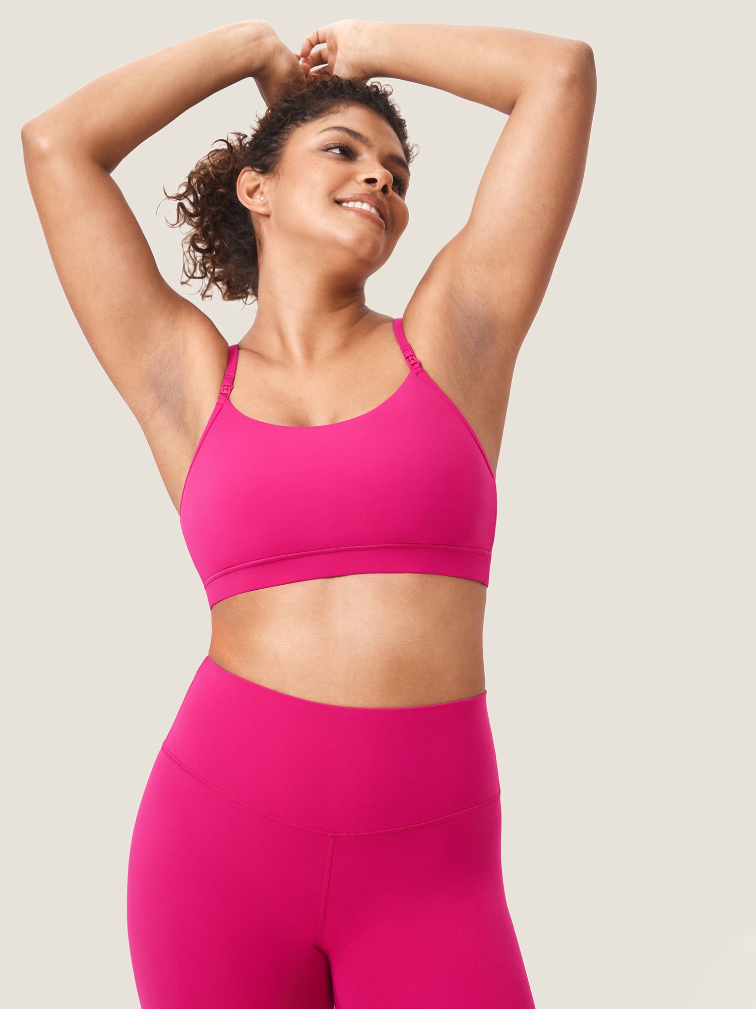 Natrelax® Y Back Nursing Sports Bra Granita Pink