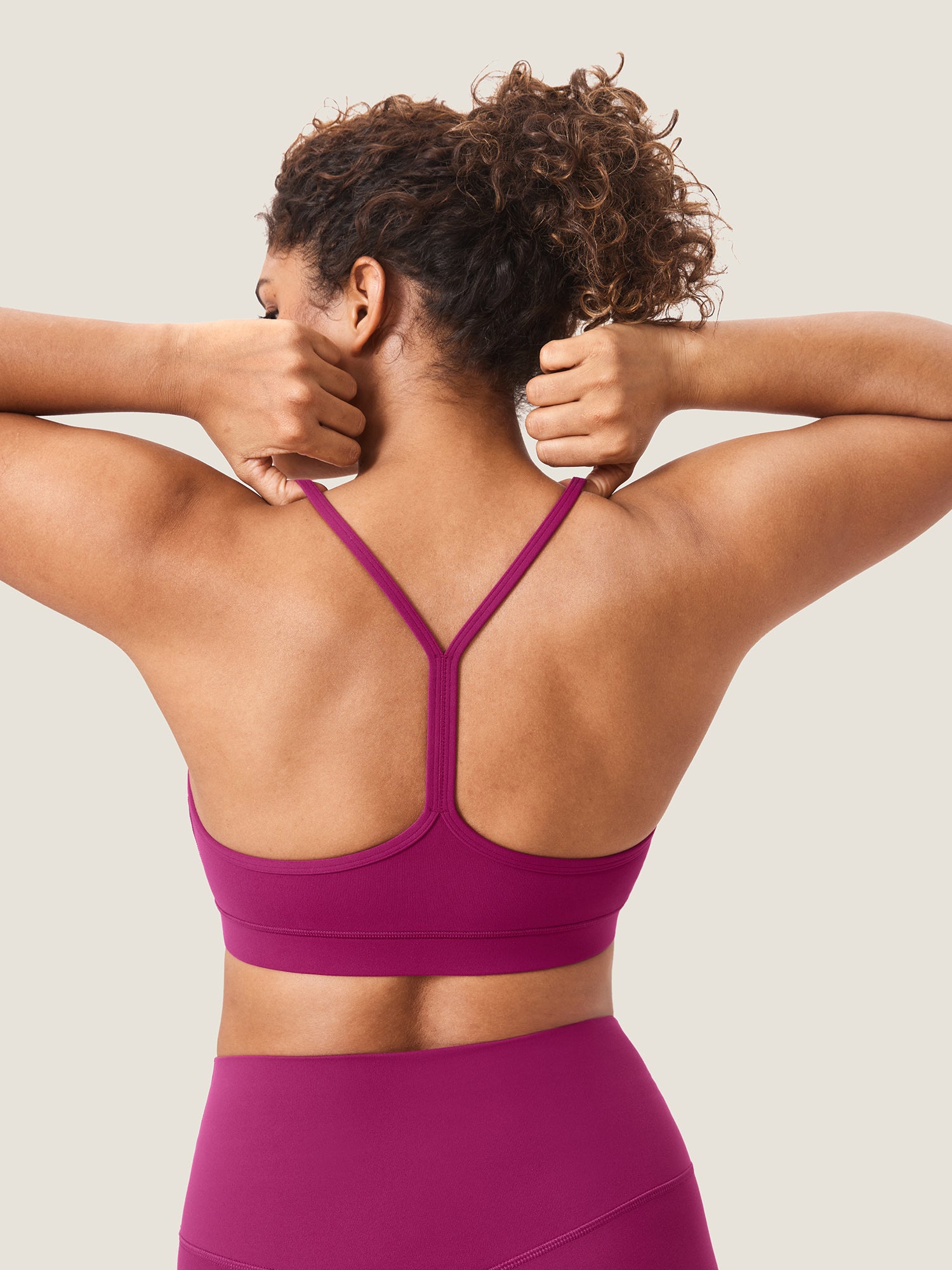 Natrelax® Y Back Nursing Sports Bra Magenta Purple