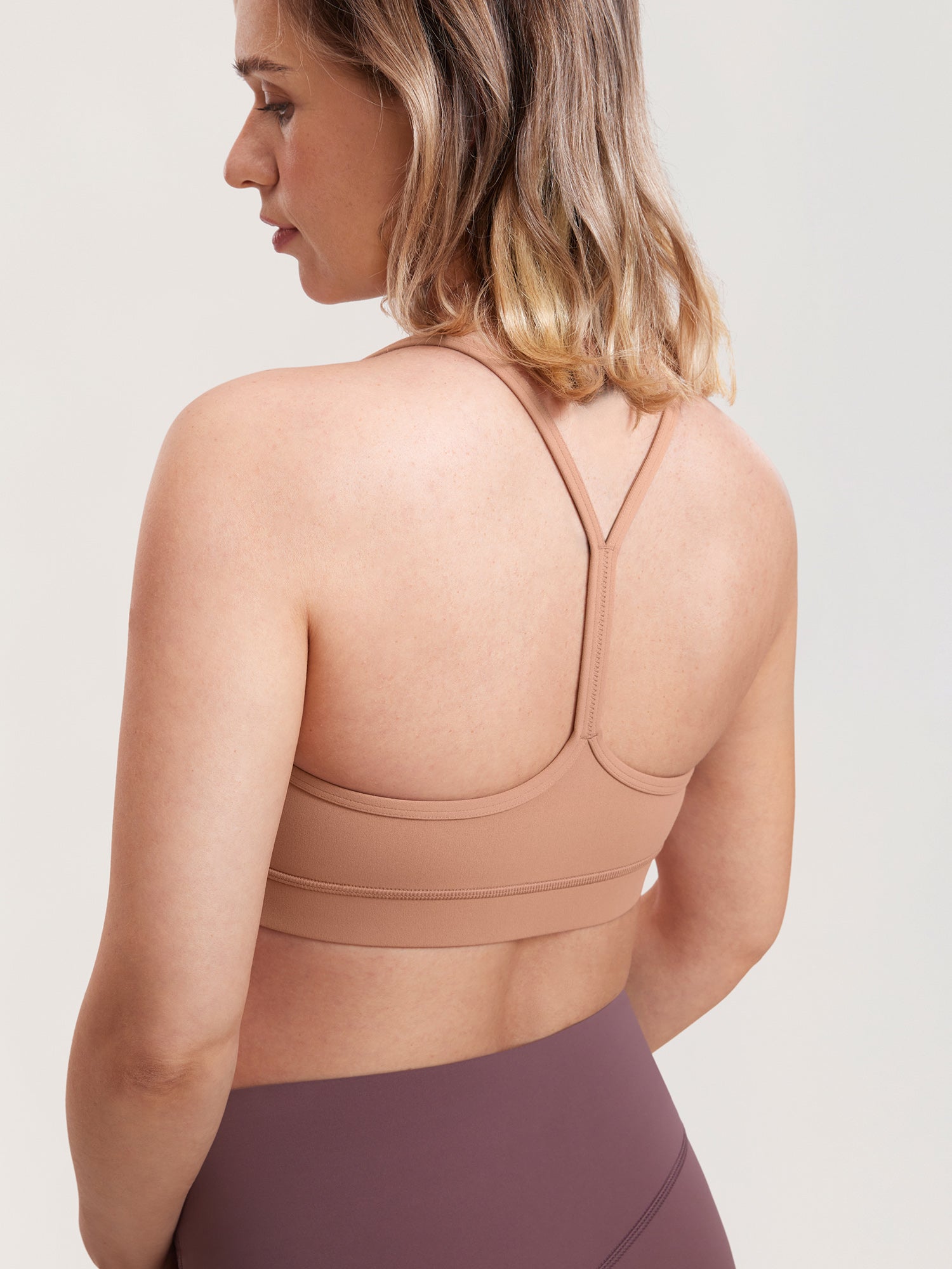 Natrelax® Y Back Nursing Sports Bra Mocha Mousse