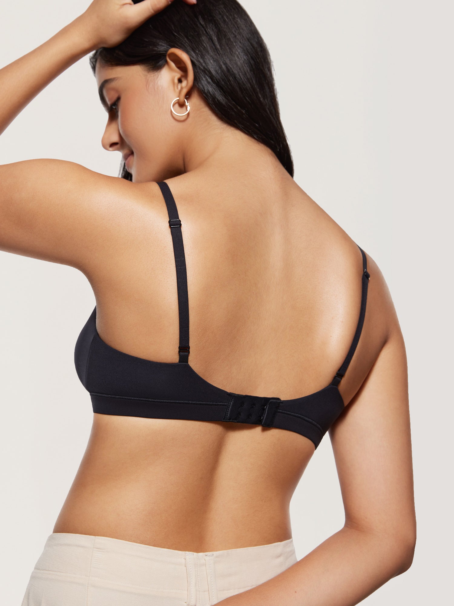Inbarely® Crossover Everyday Bralette Black