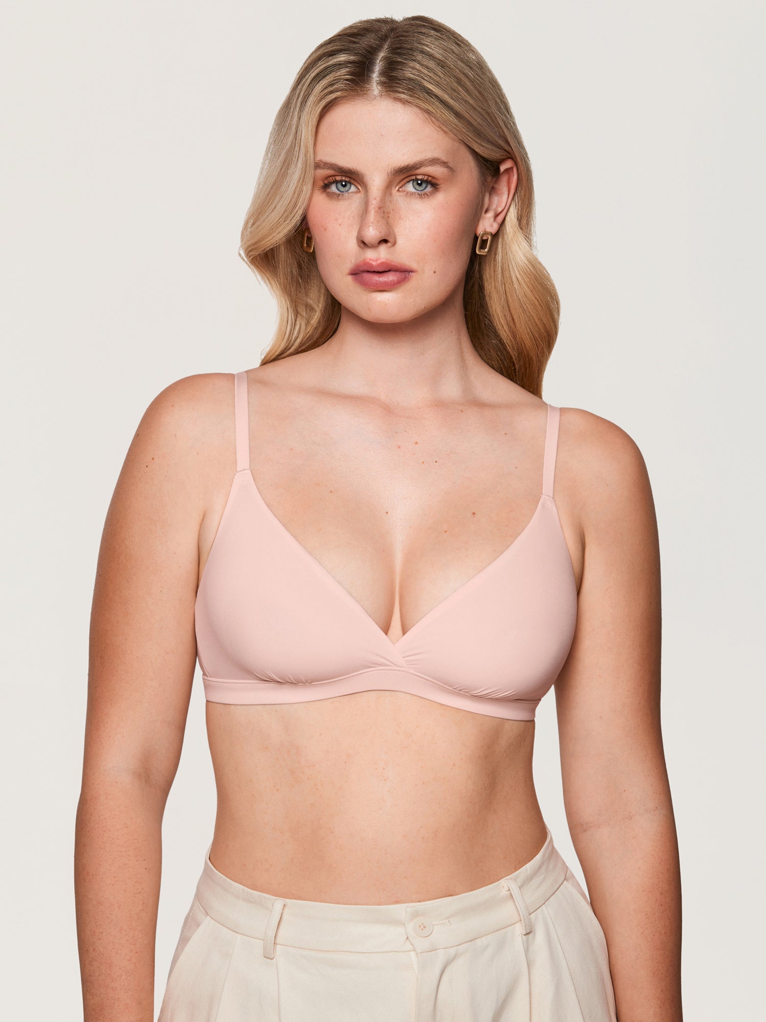 Inbarely® Crossover Everyday Bralette Gentle Rose