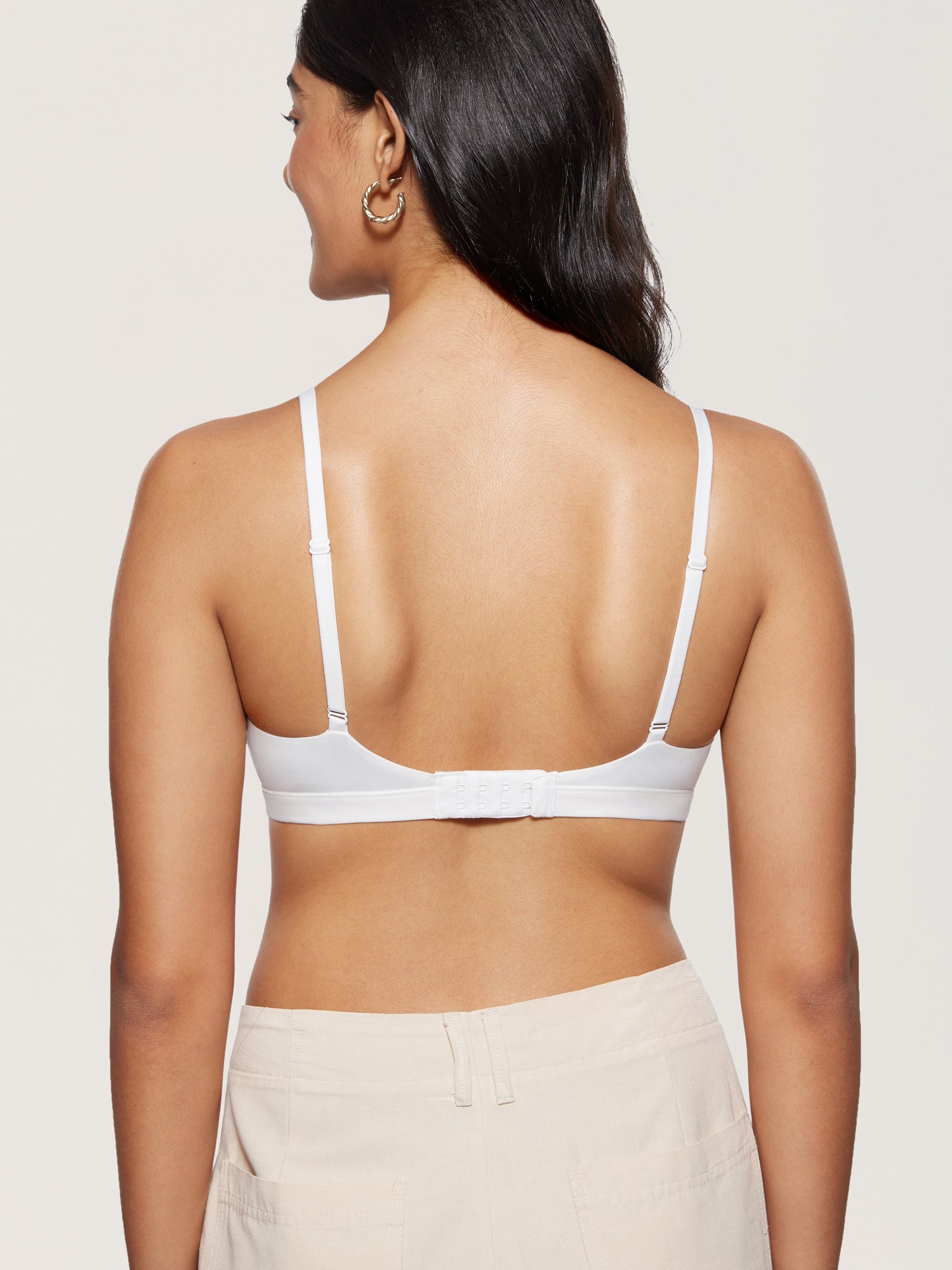 Inbarely® Crossover Everyday Bralette White