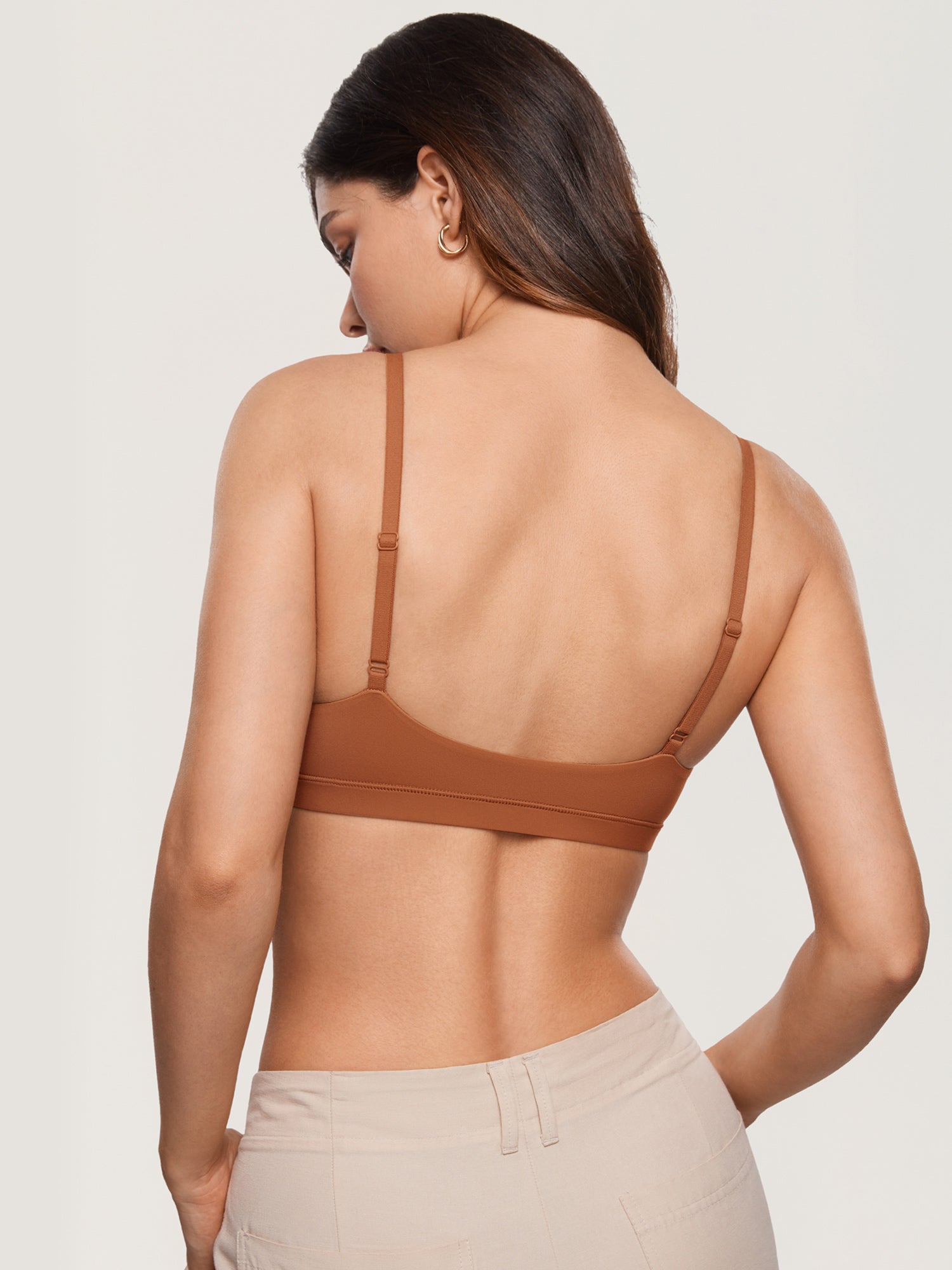 Inbarely® Soft Triangle Bralette Bronze Beige