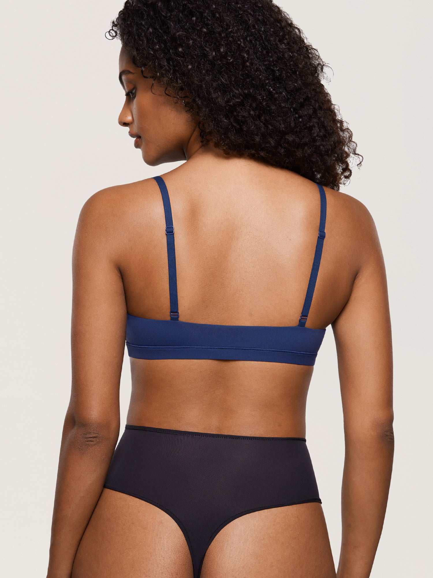 Inbarely® Soft Triangle Bralette Nightfall Blue