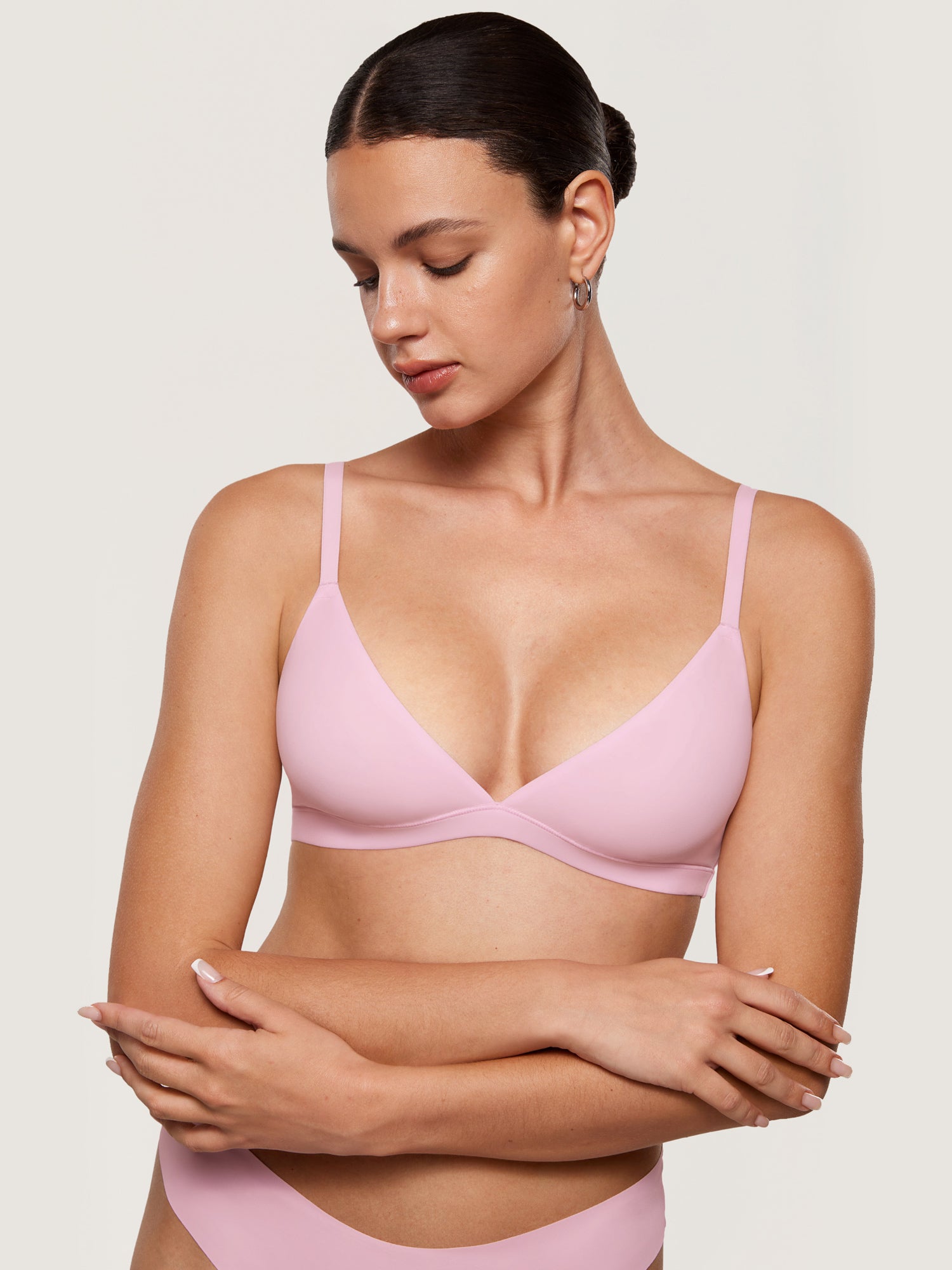 Inbarely® Soft Triangle Bralette Sweet Pink