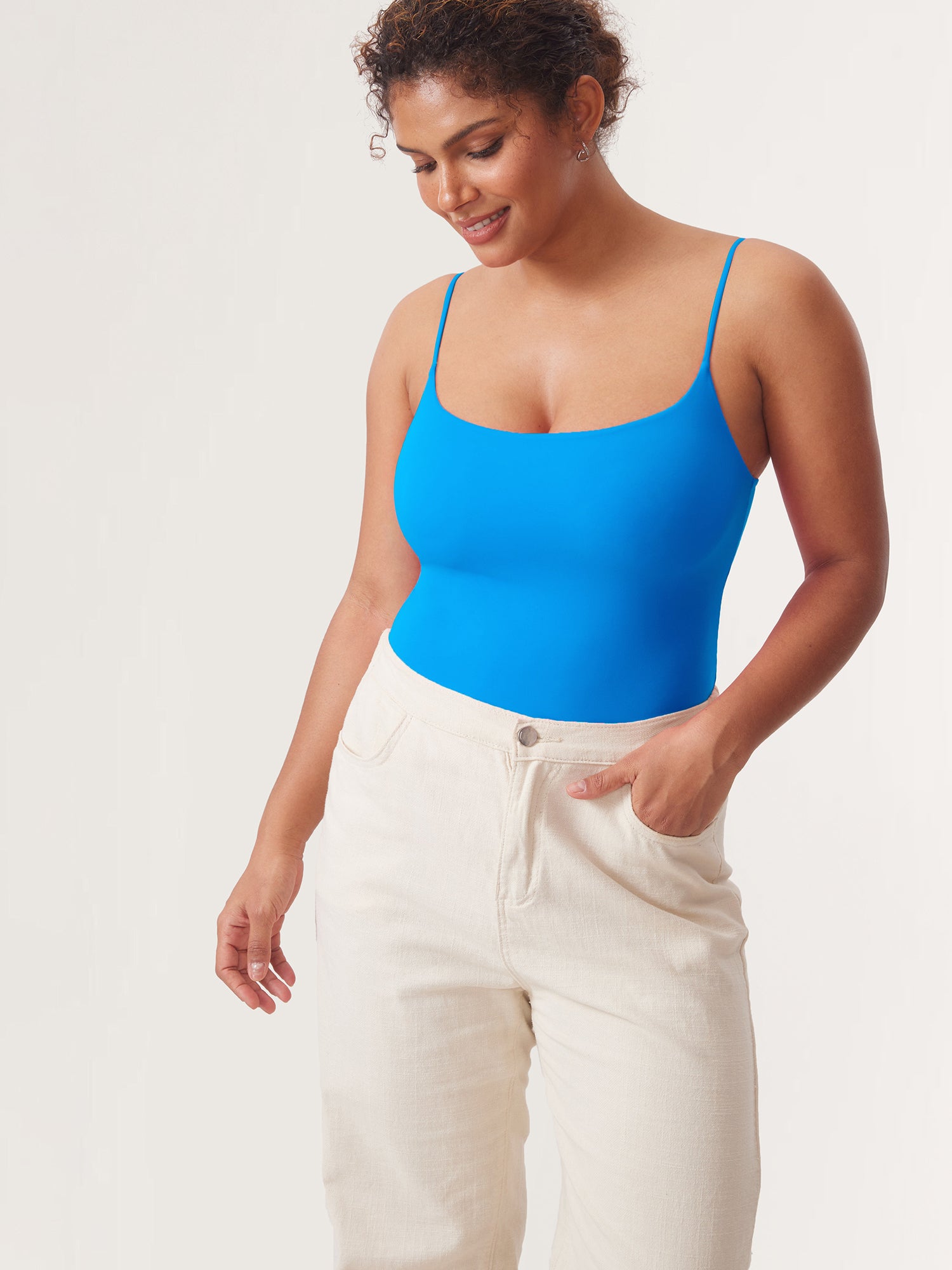 Inbarely® Cami Bodysuit Madagascar Blue