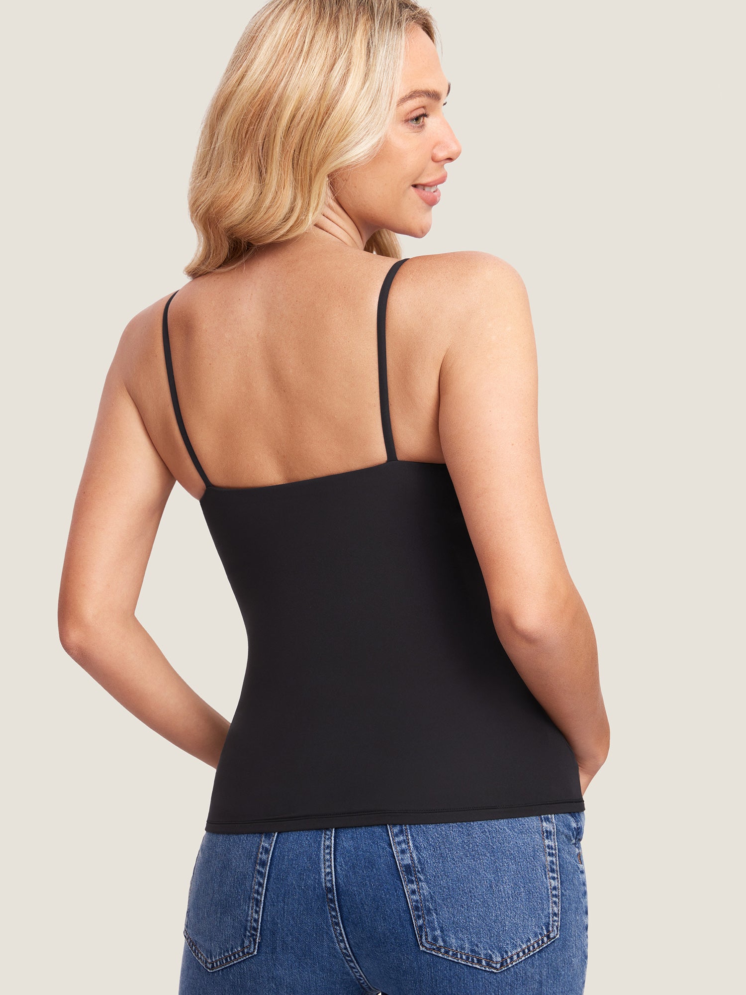 Inbarely® Maternity Camisole Tank Top Black
