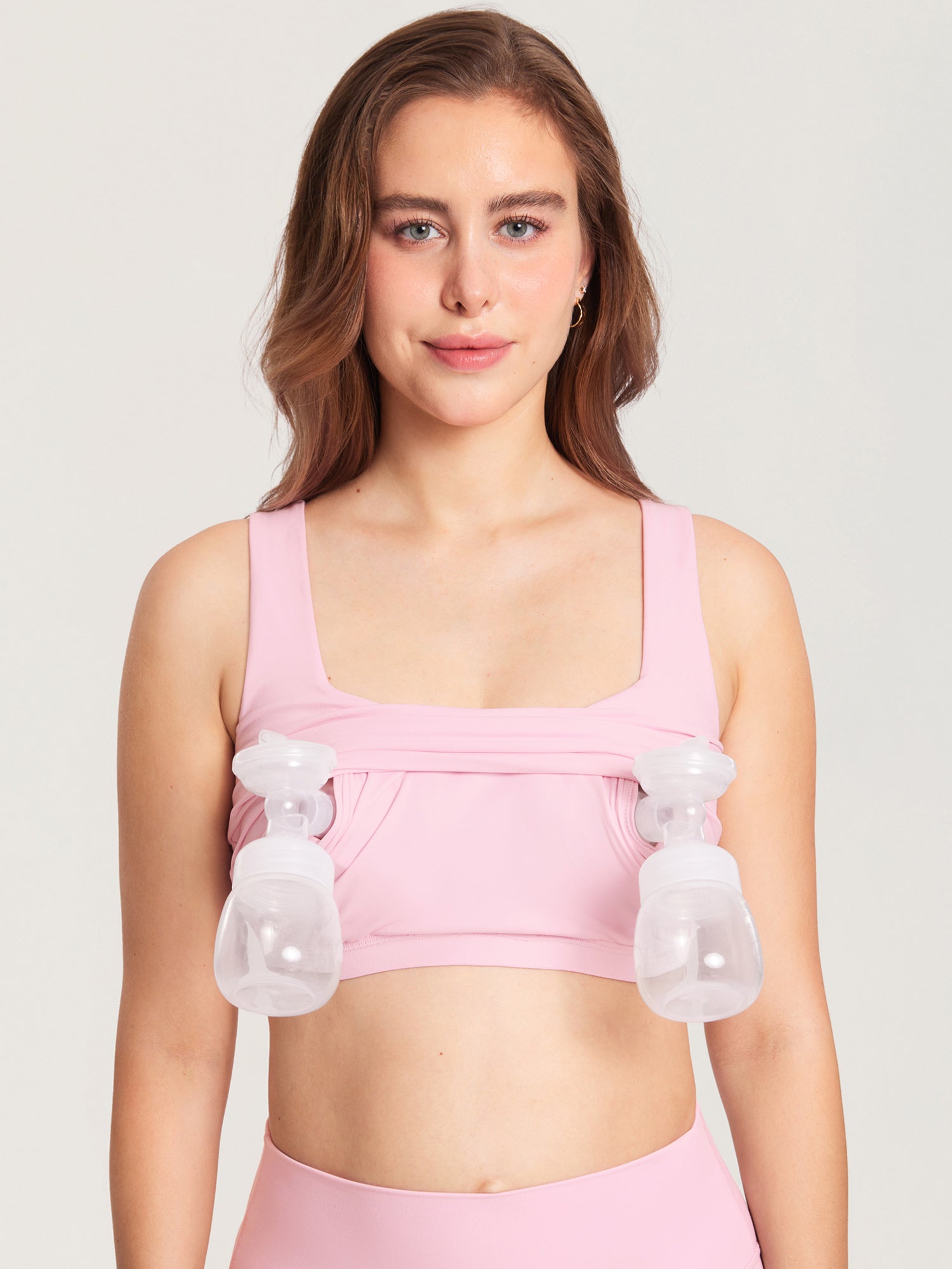 Natrelax® Pumping Crop Tank Top Sweet Pink