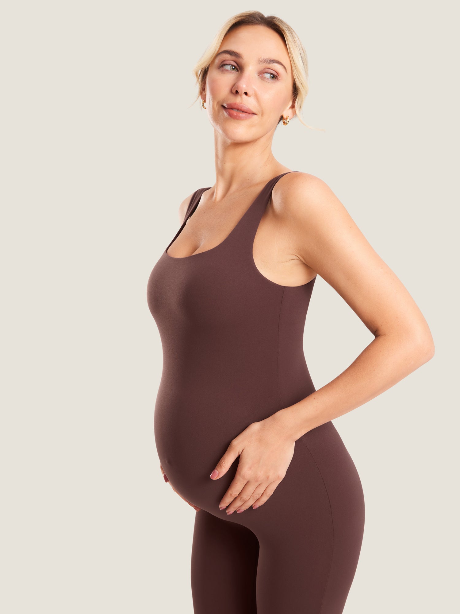 Natrelax® Maternity Jumpsuit Taupe