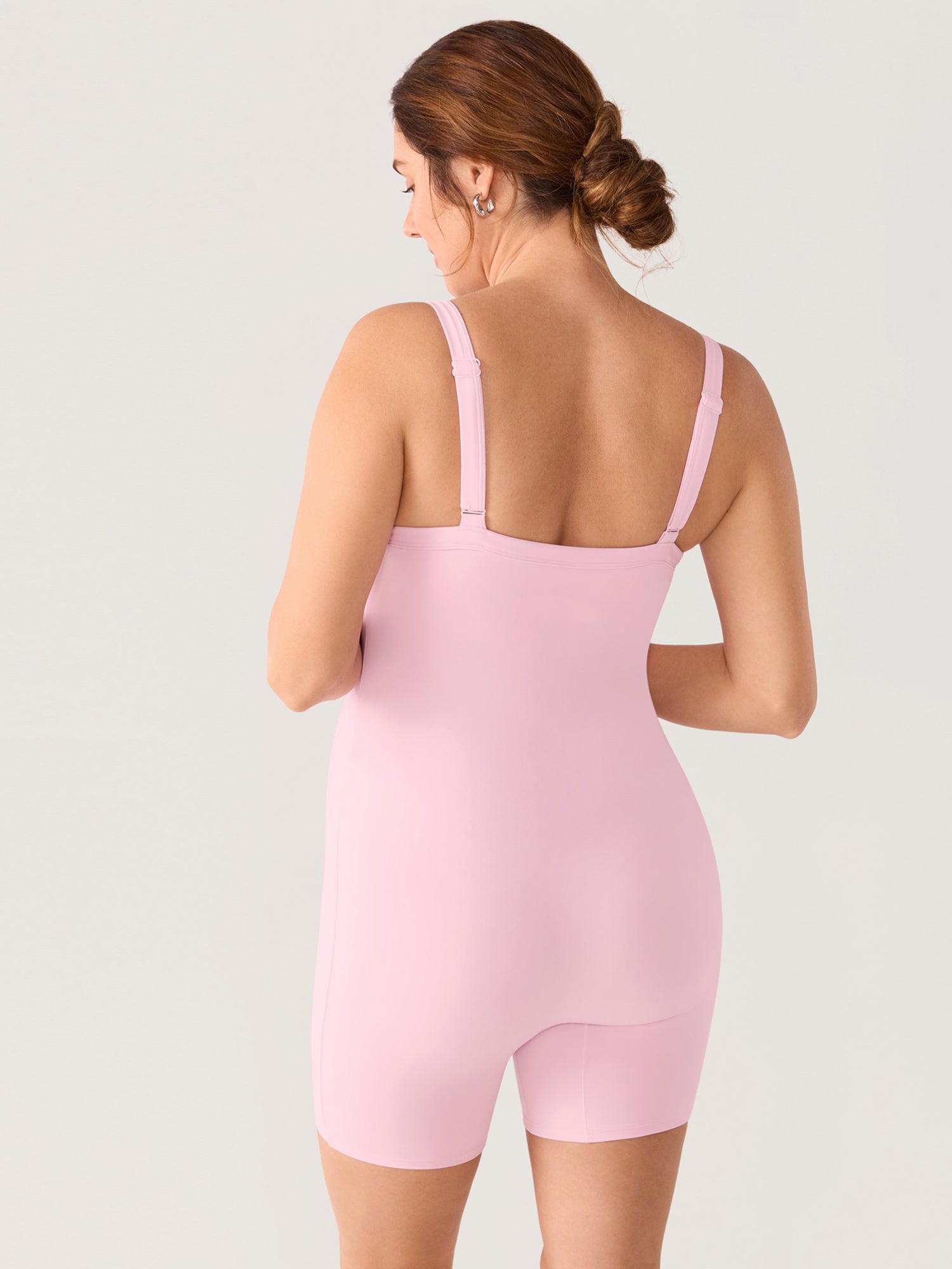 Natrelax® Maternity Cami Romper - Built-in Pads Sweet Pink