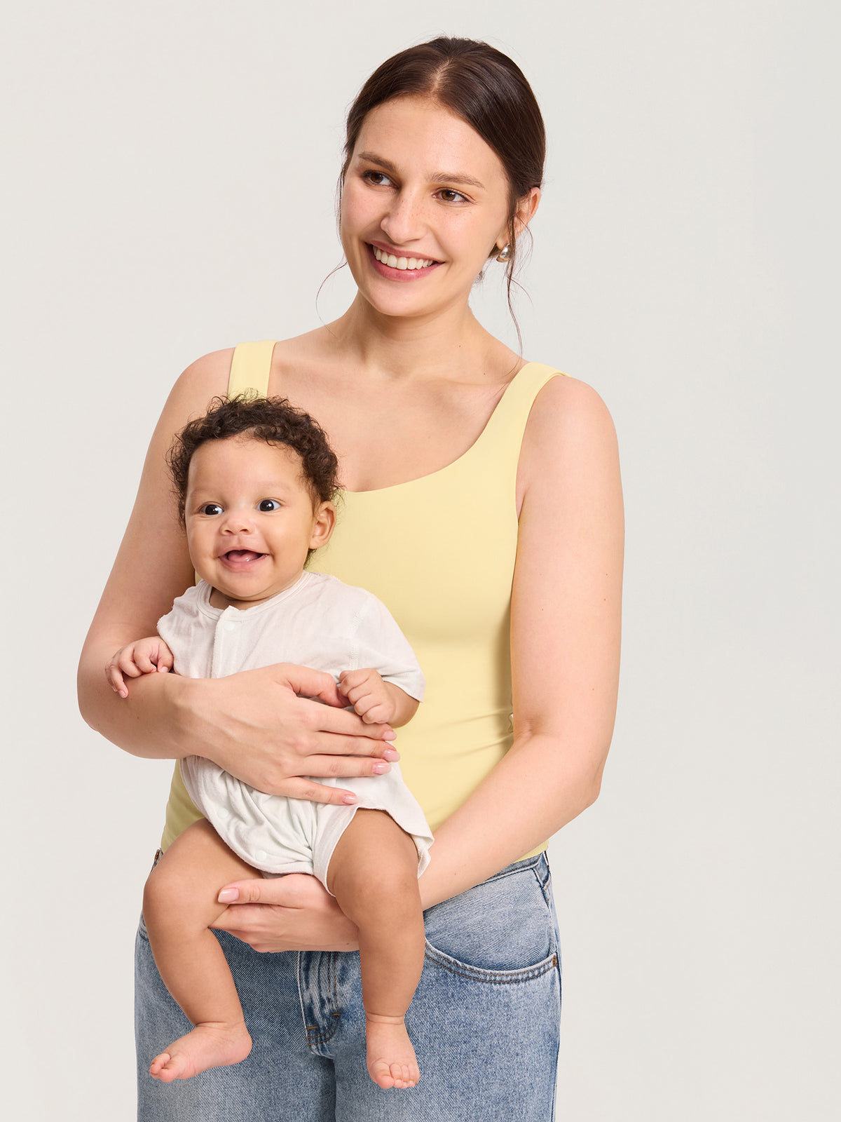 Natrelax® Inner Dropdown Layer Nursing Tank - Waist Length
