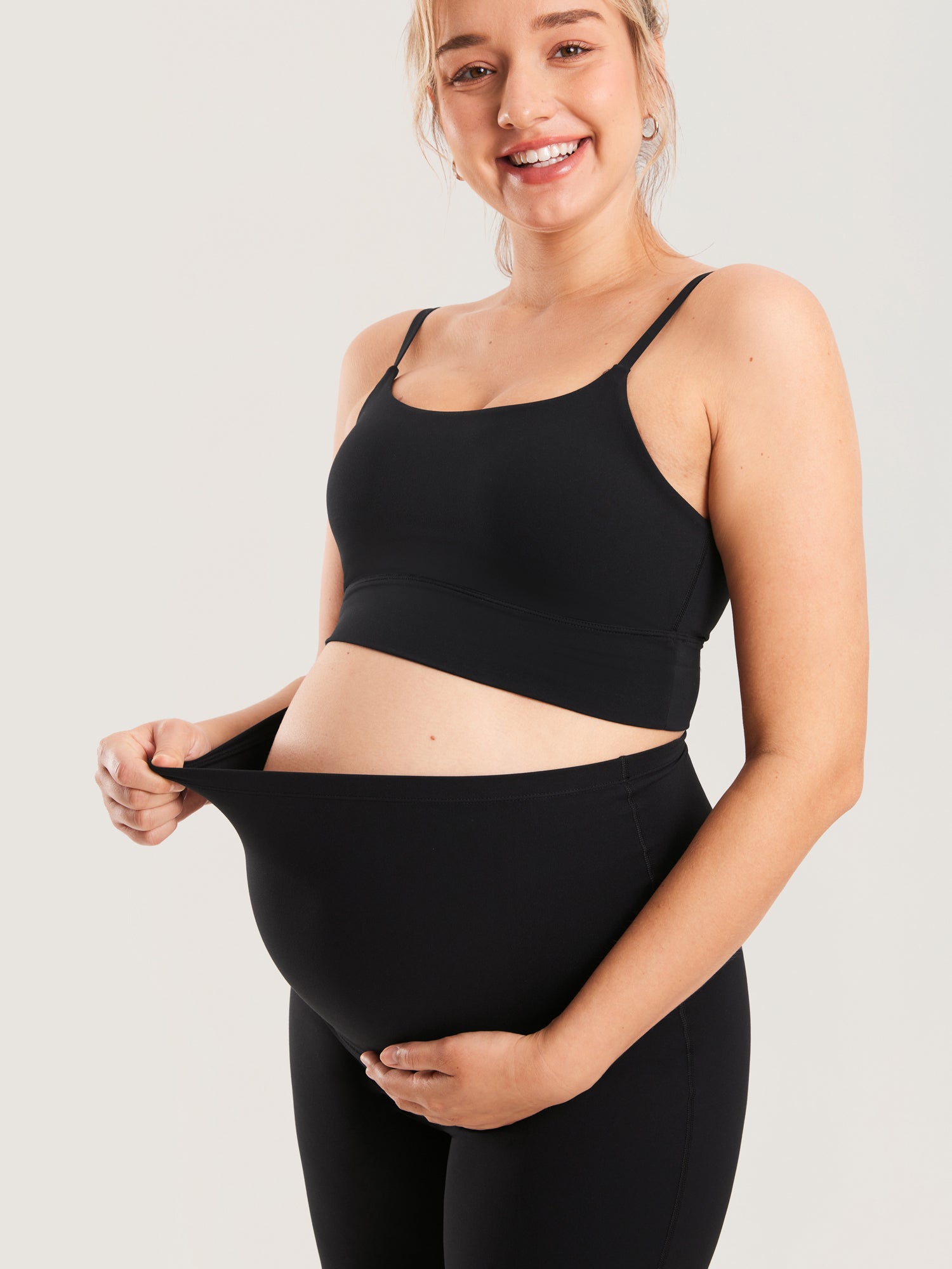 Natrelax® Maternity Wide Leg Pants 31" Black