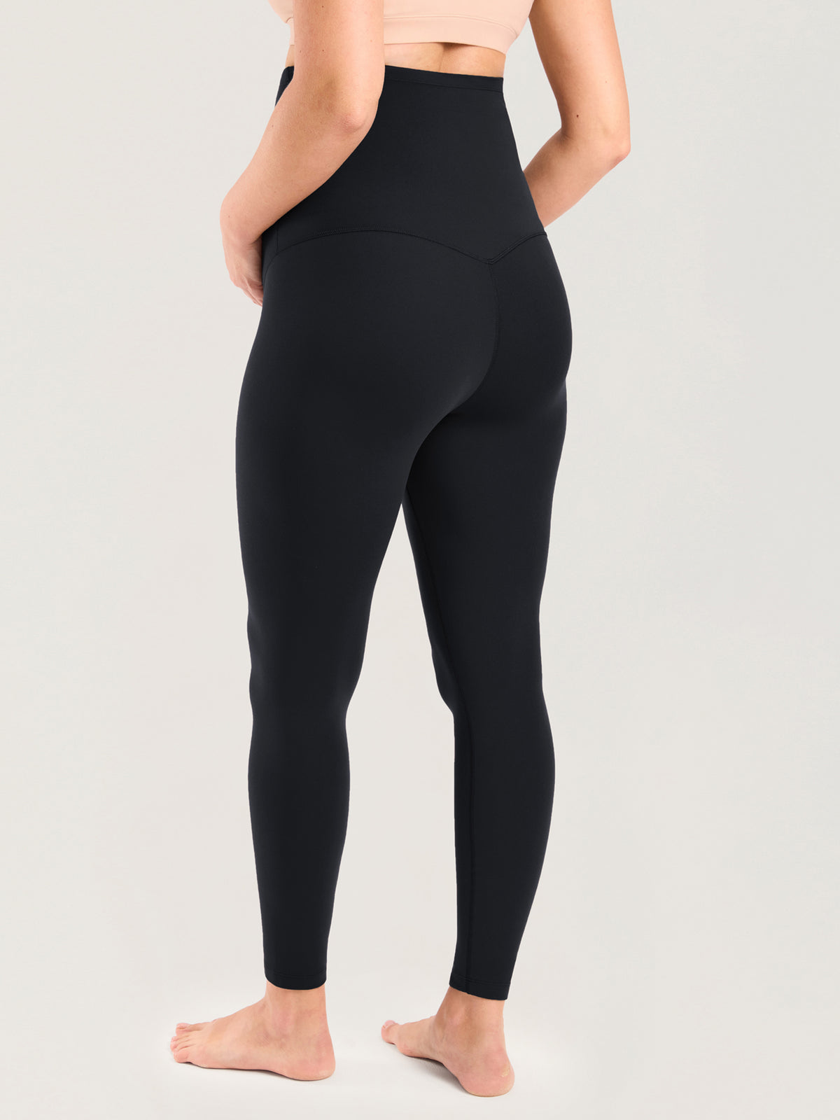 Natrelax® No Front Seam Maternity Leggings 25" Black