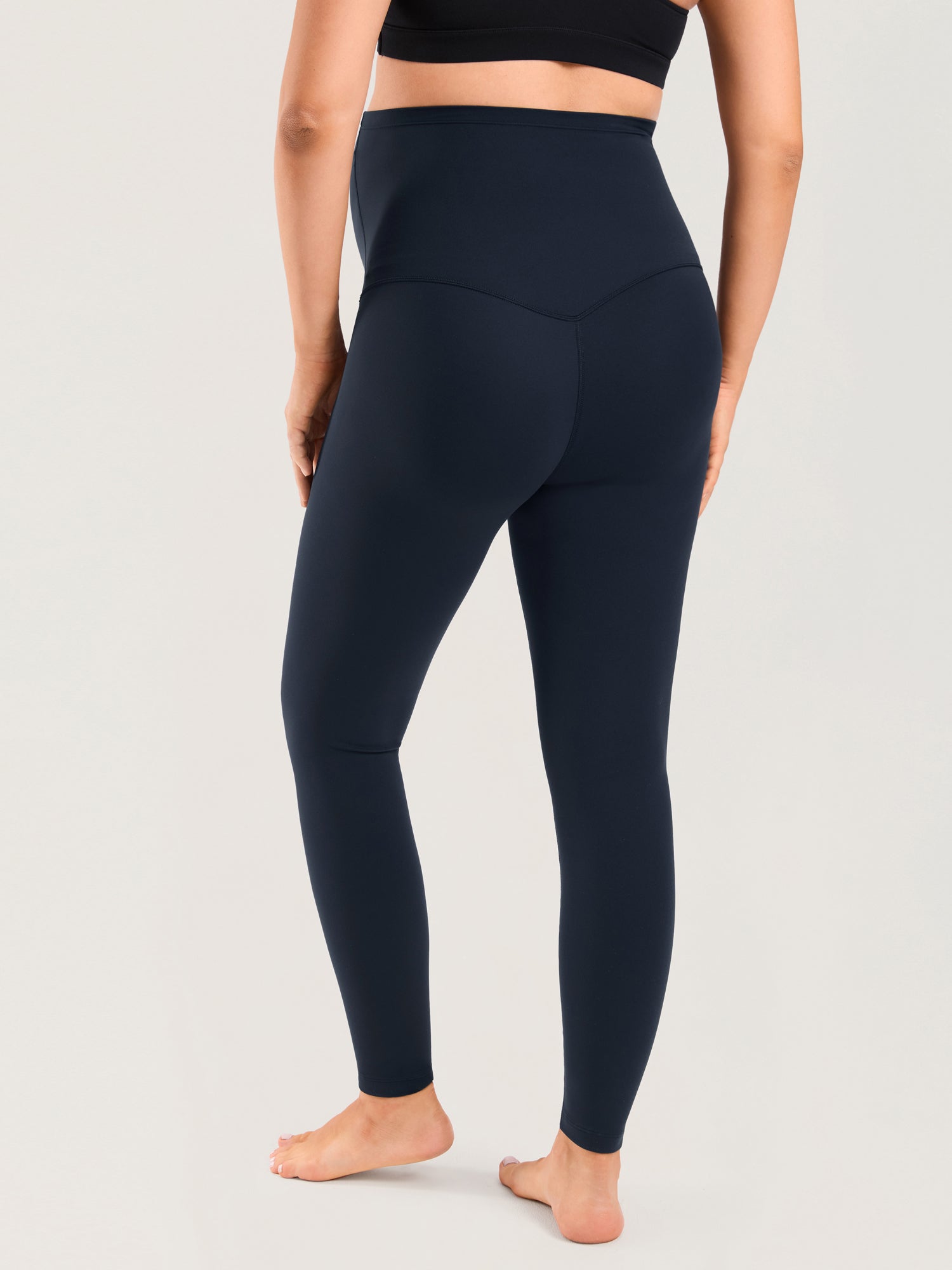 Natrelax® No Front Seam Maternity Leggings 25" Twilight Blue