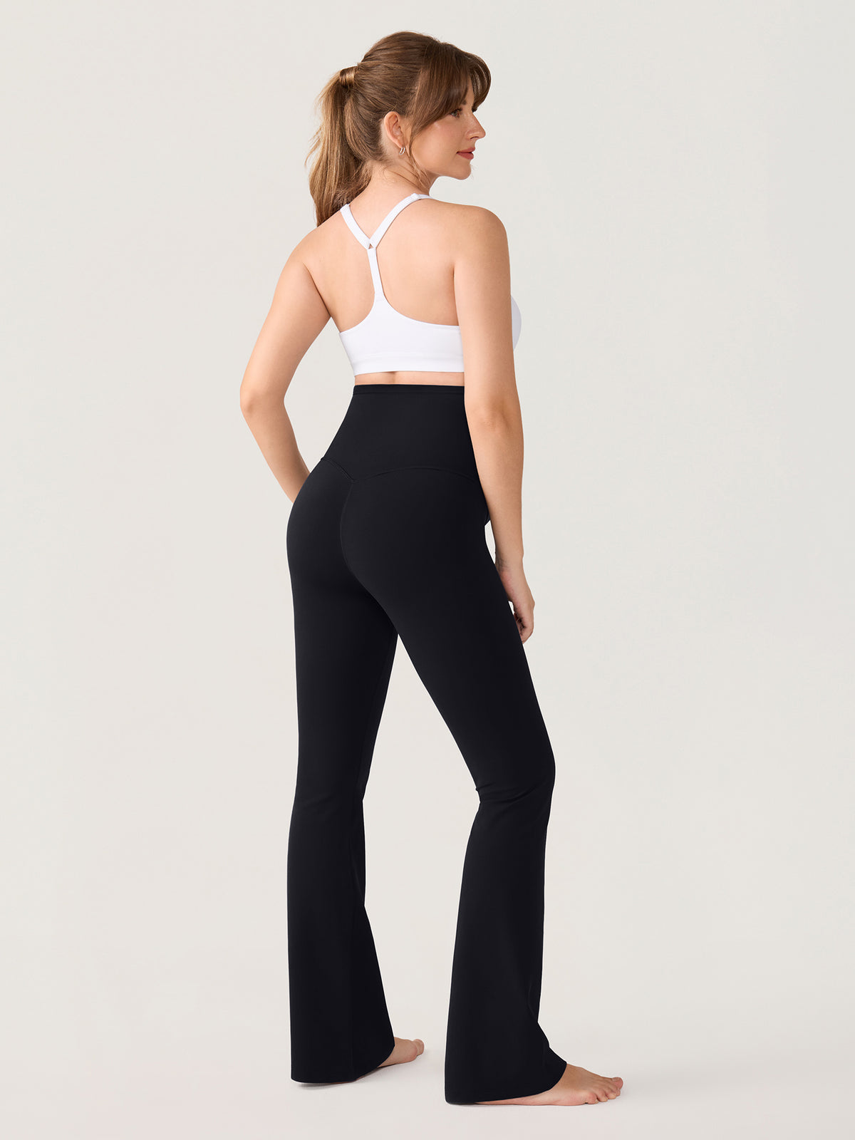 Natrelax® No Front Seam Maternity Flare Leggings 33.5"