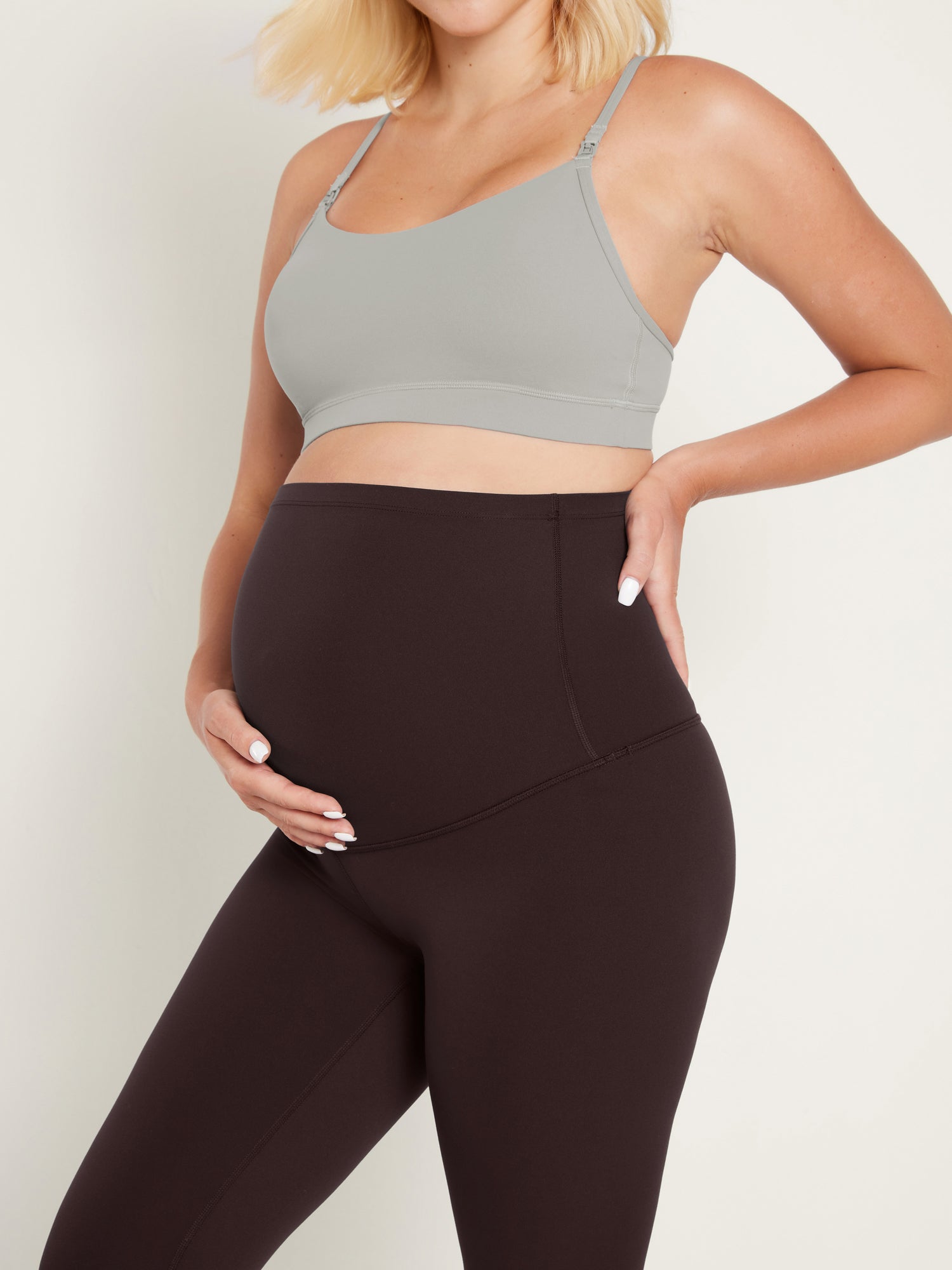 Natrelax® Maternity Leggings 25" - Super High Waist Hot Fudge Brown