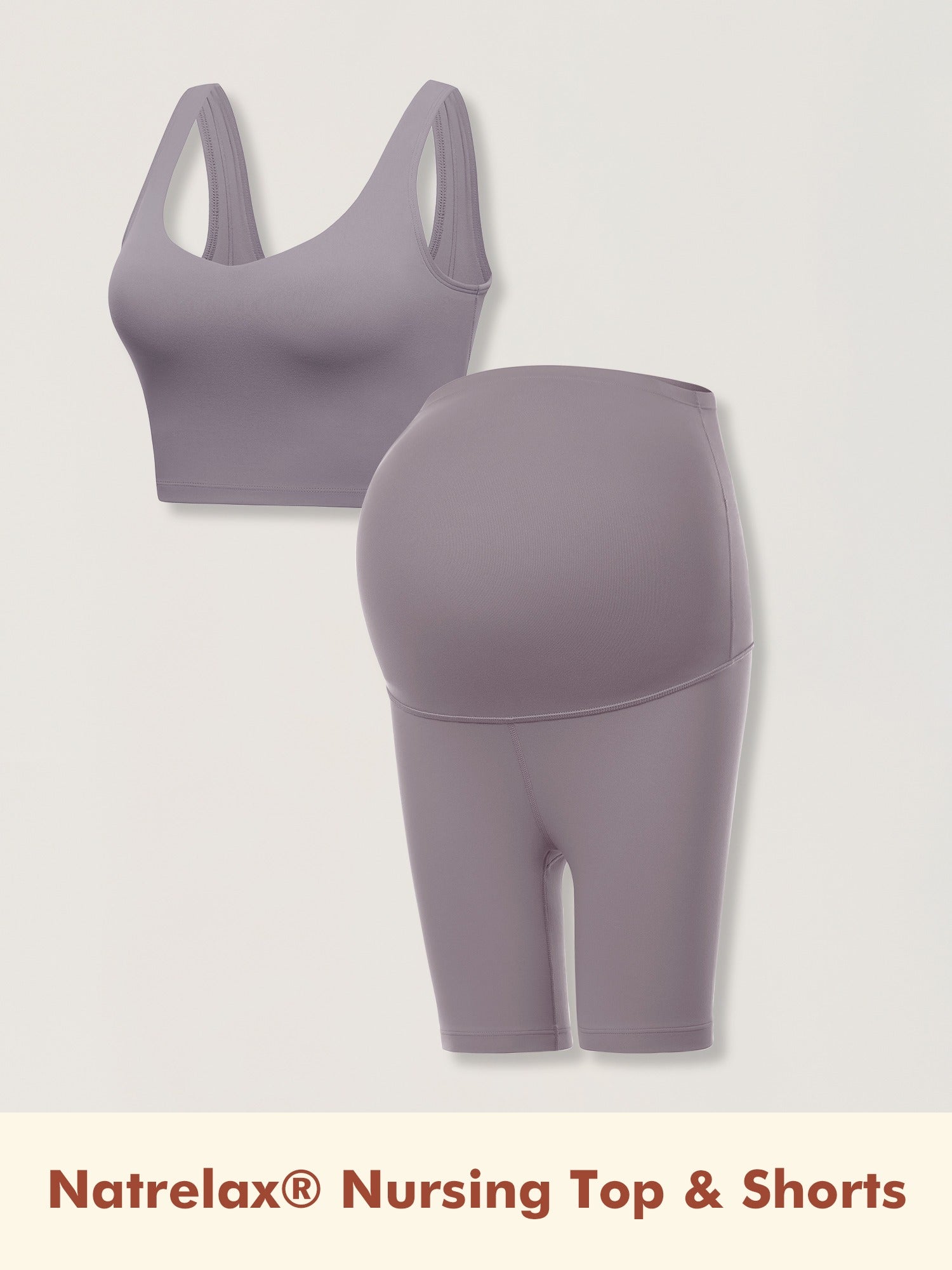 Natrelax® Nursing Crop Tank Top & Shorts