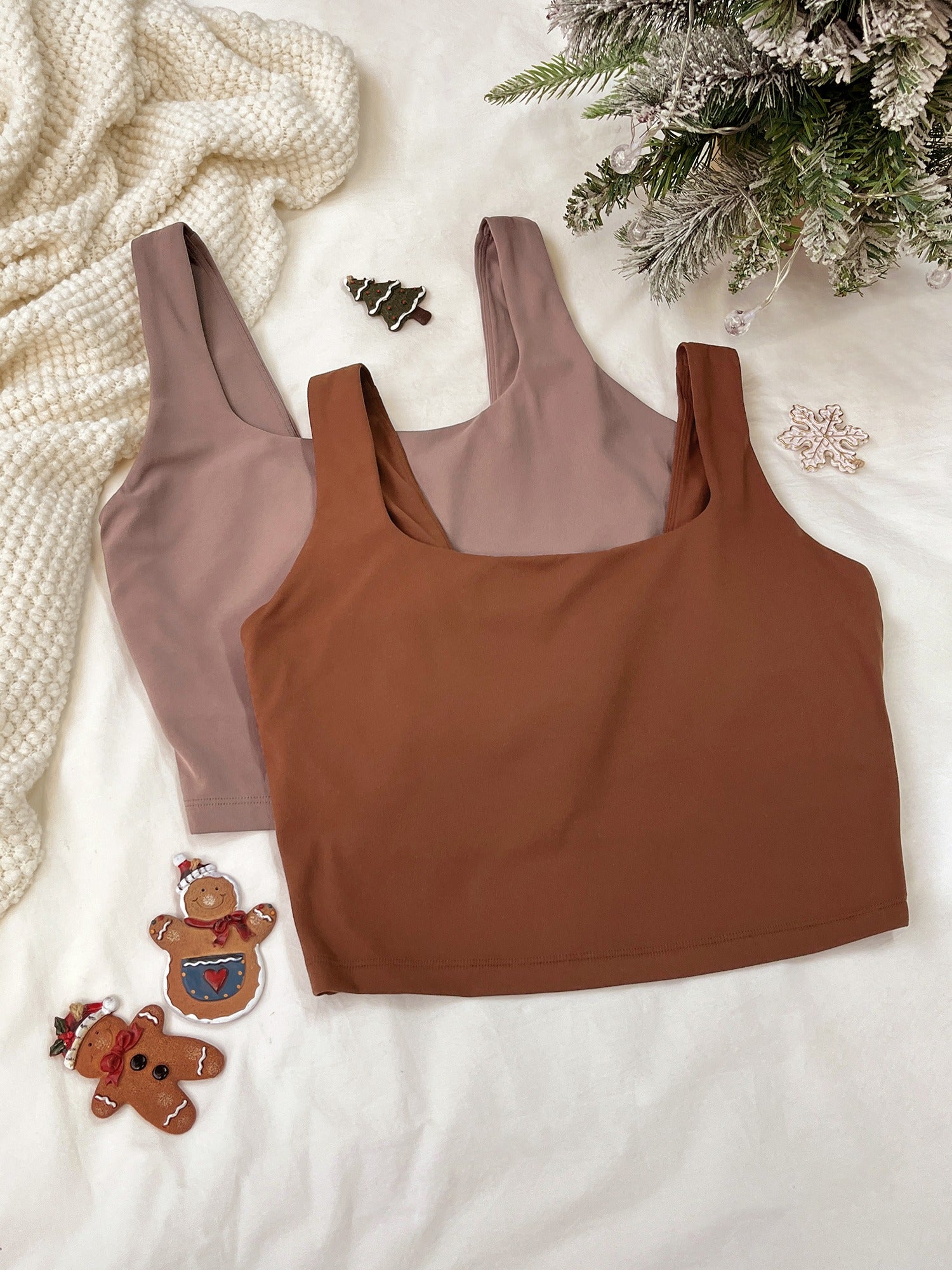 2 Pack Natrelax® Pumping Crop Tank Top