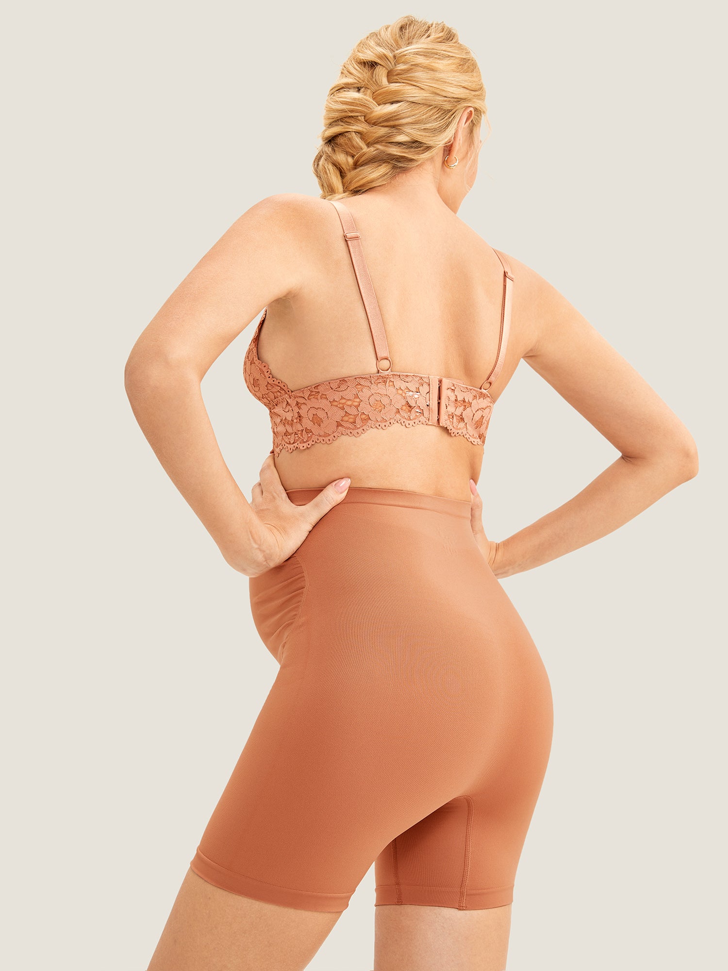 High Waist Shapewear Maternity Shorts|Seamless Sun Kissed