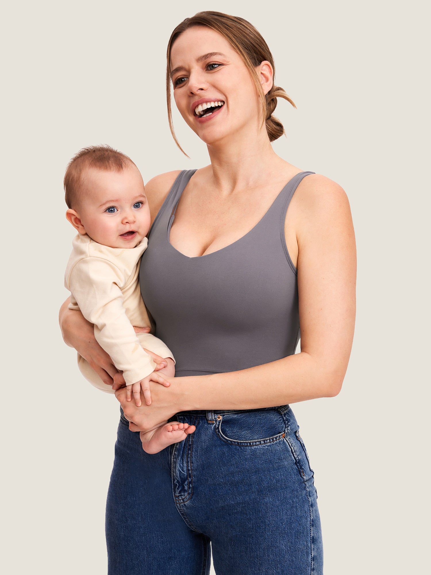 Natrelax™ Nursing Crop Tank Top Tornado