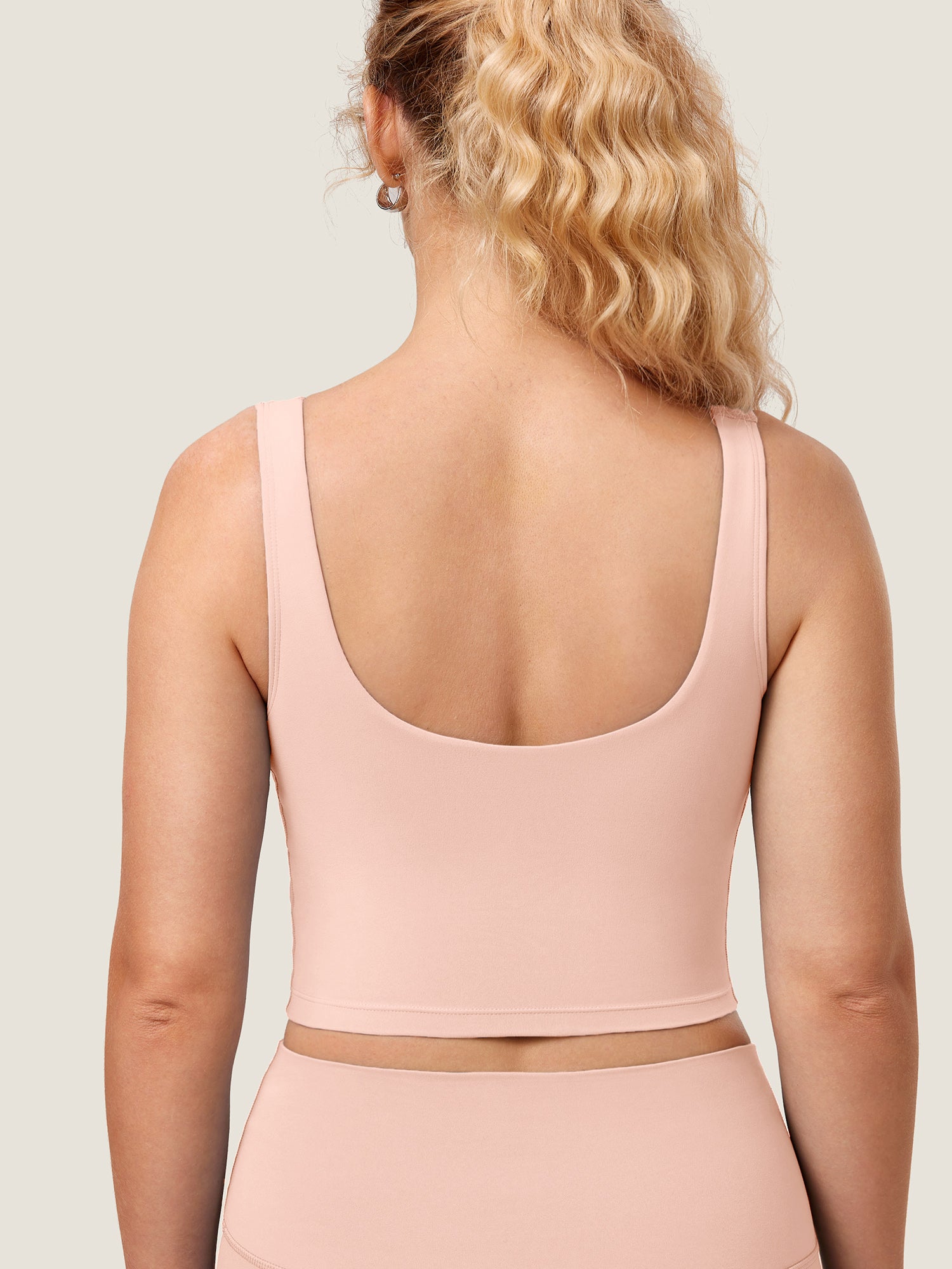 Natrelax® Nursing Crop Tank Top Blush Pink