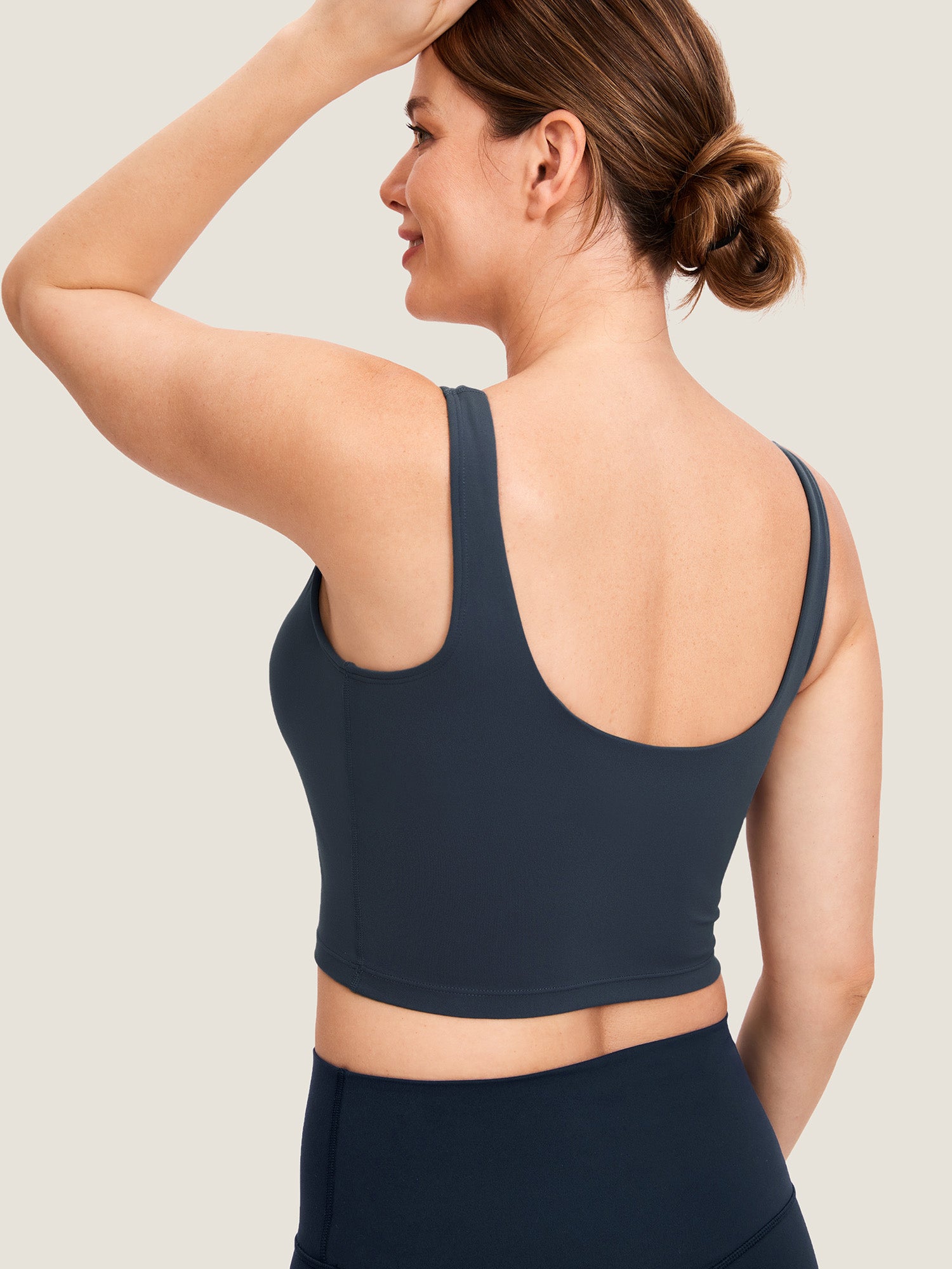 Natrelax® Nursing Crop Tank Top Twilight Blue