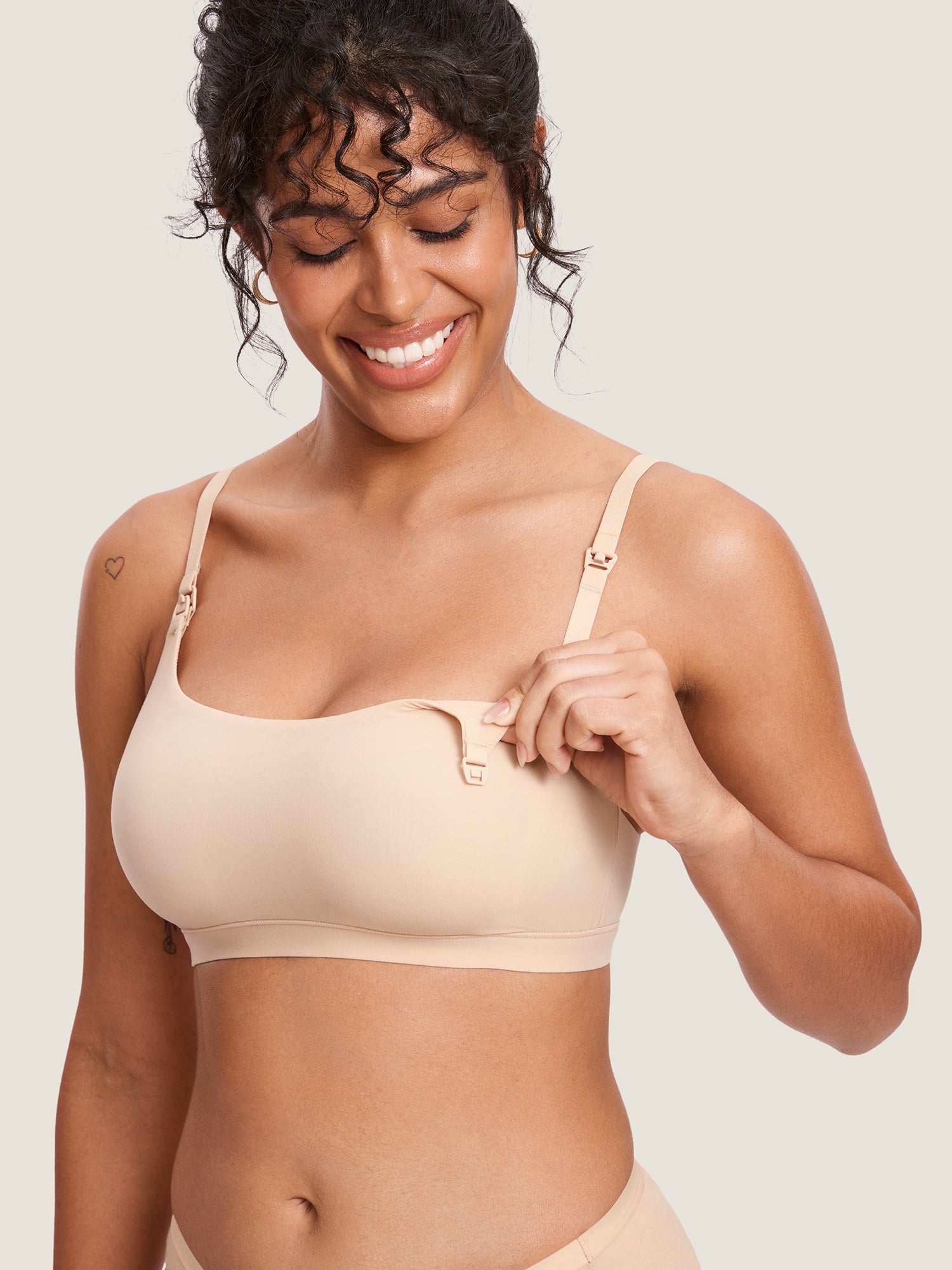 Inbarely® Scoop Nursing Bra Beige