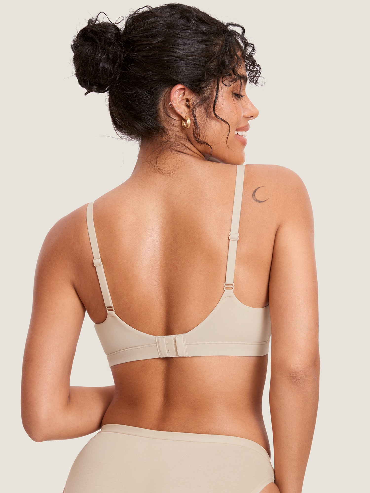 Inbarely® Scoop Nursing Bra Flax Beige