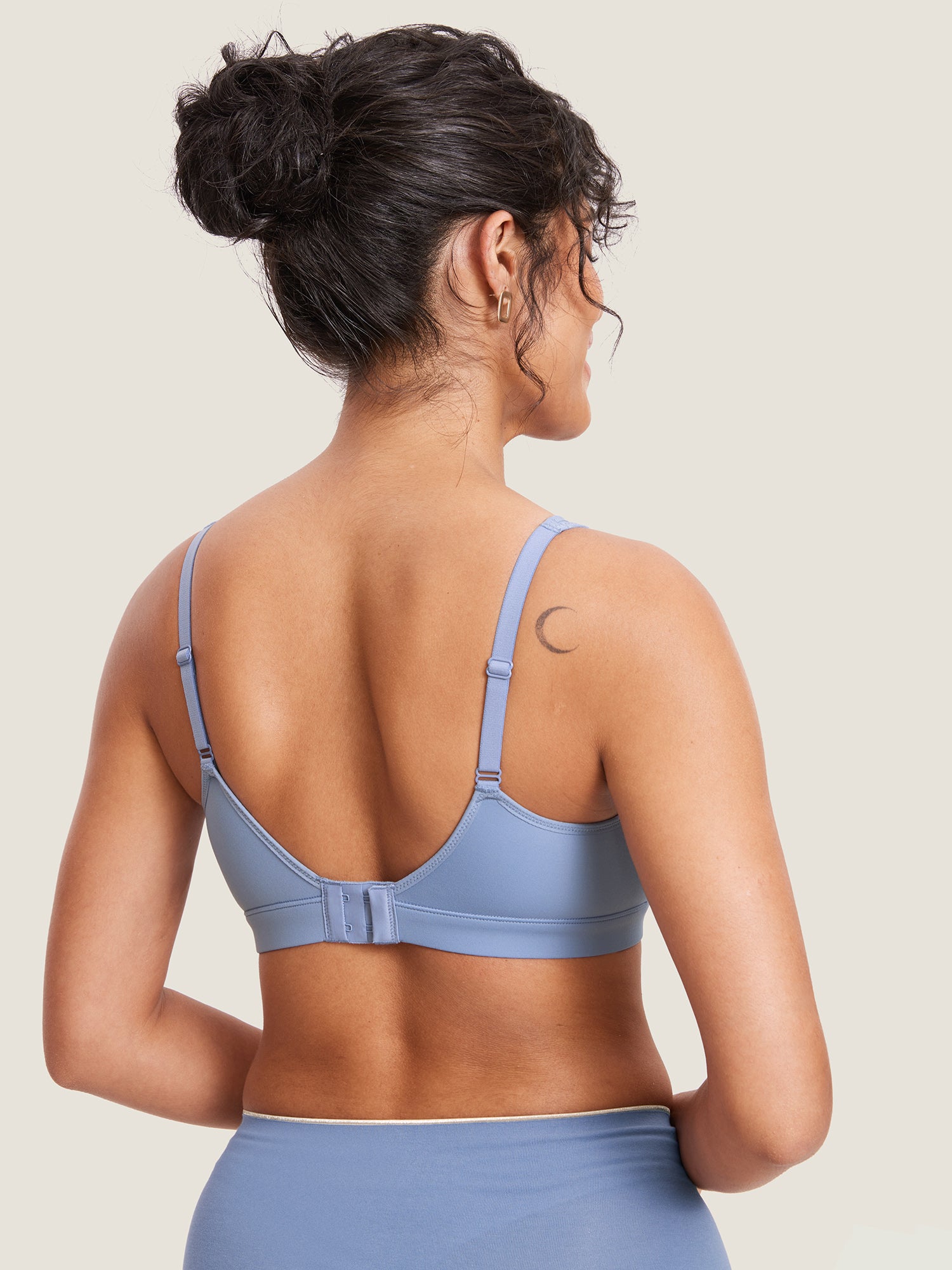 Natrelax™ Velcro All-in-One Nursing & Pumping Bra Frost Blue