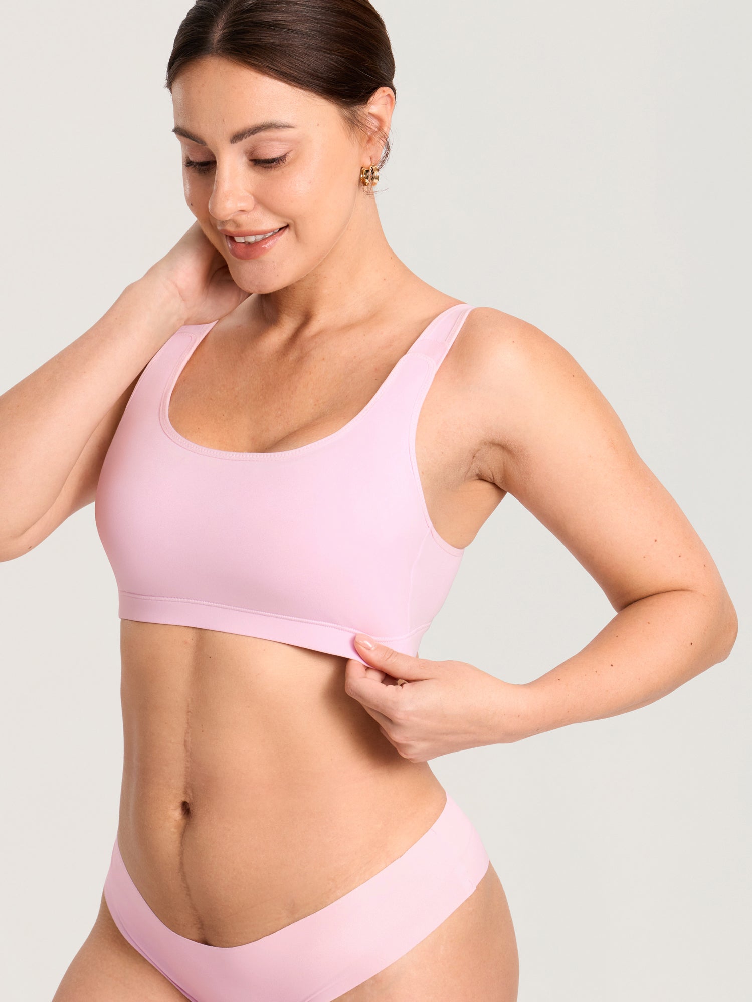 Natrelax® Velcro All-in-One Nursing & Pumping Bra Sweet Pink