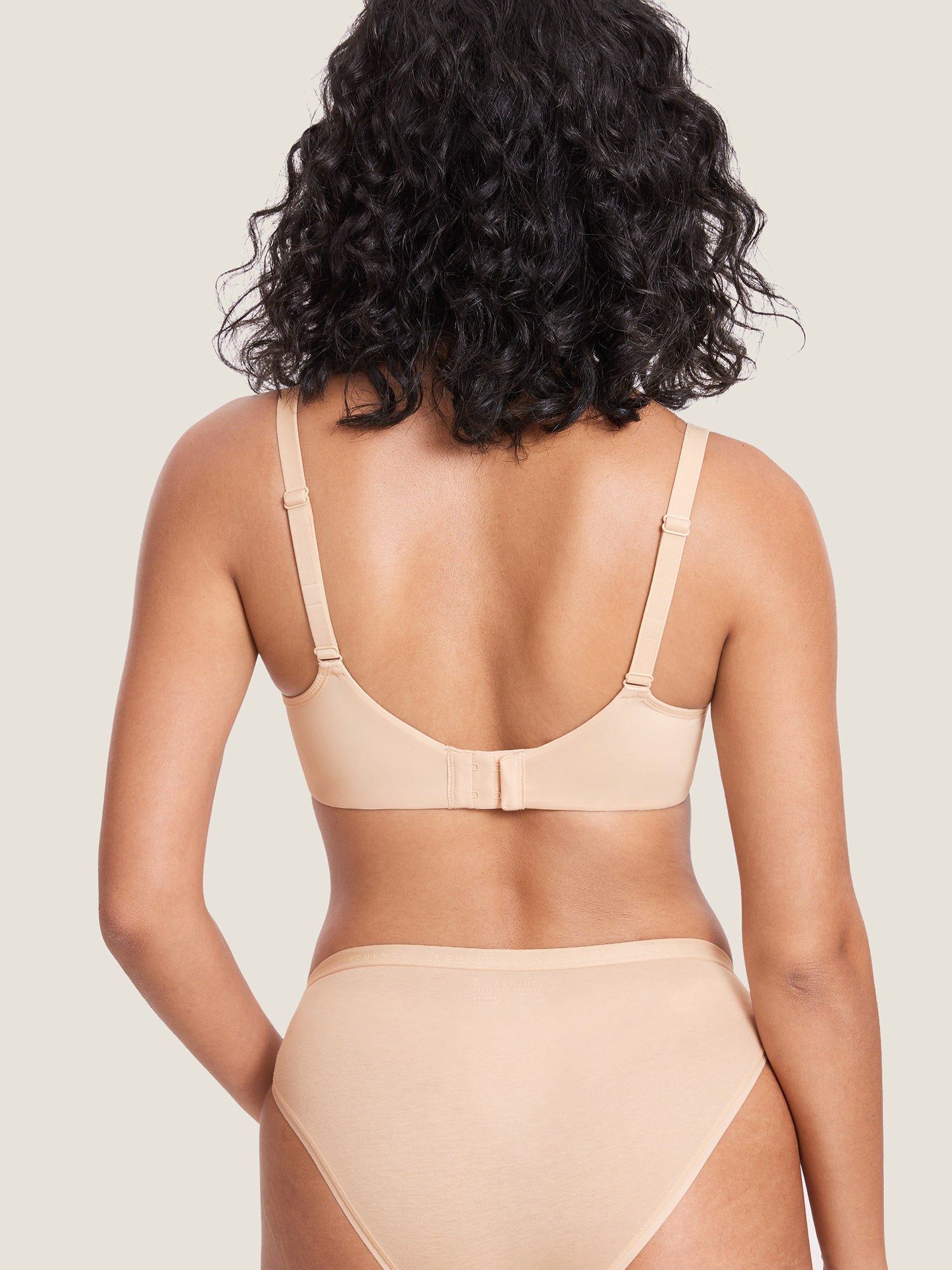 Underwire Minimizer Nursing Bra Beige