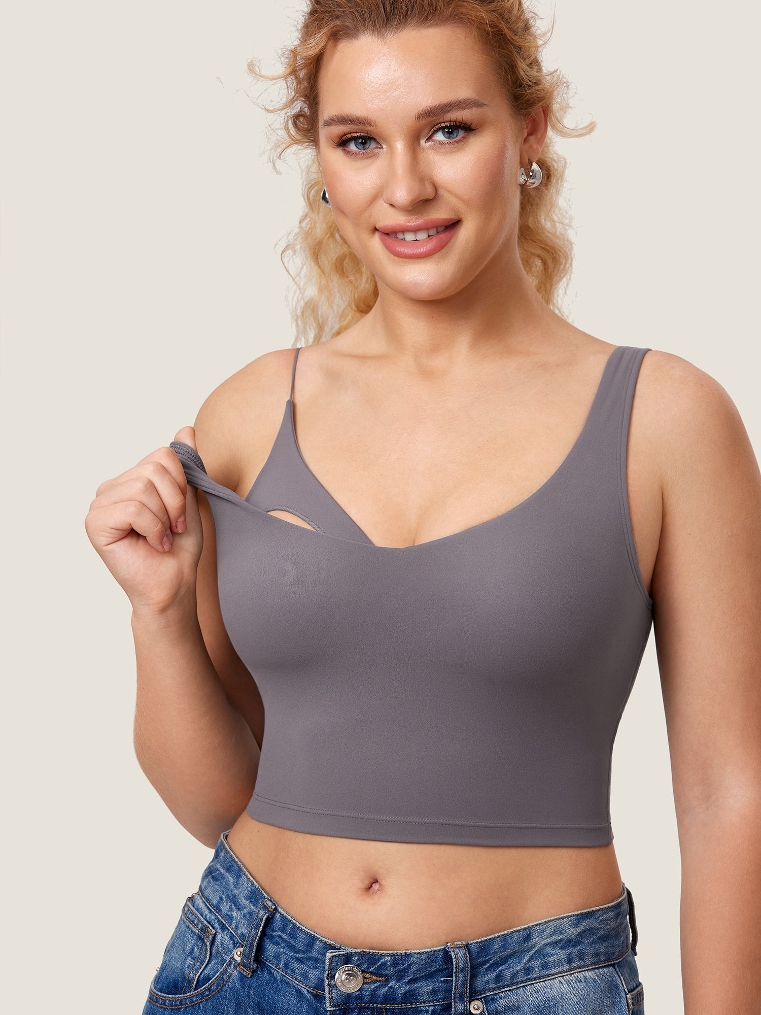 Natrelax® Nursing Crop Tank Top Tornado