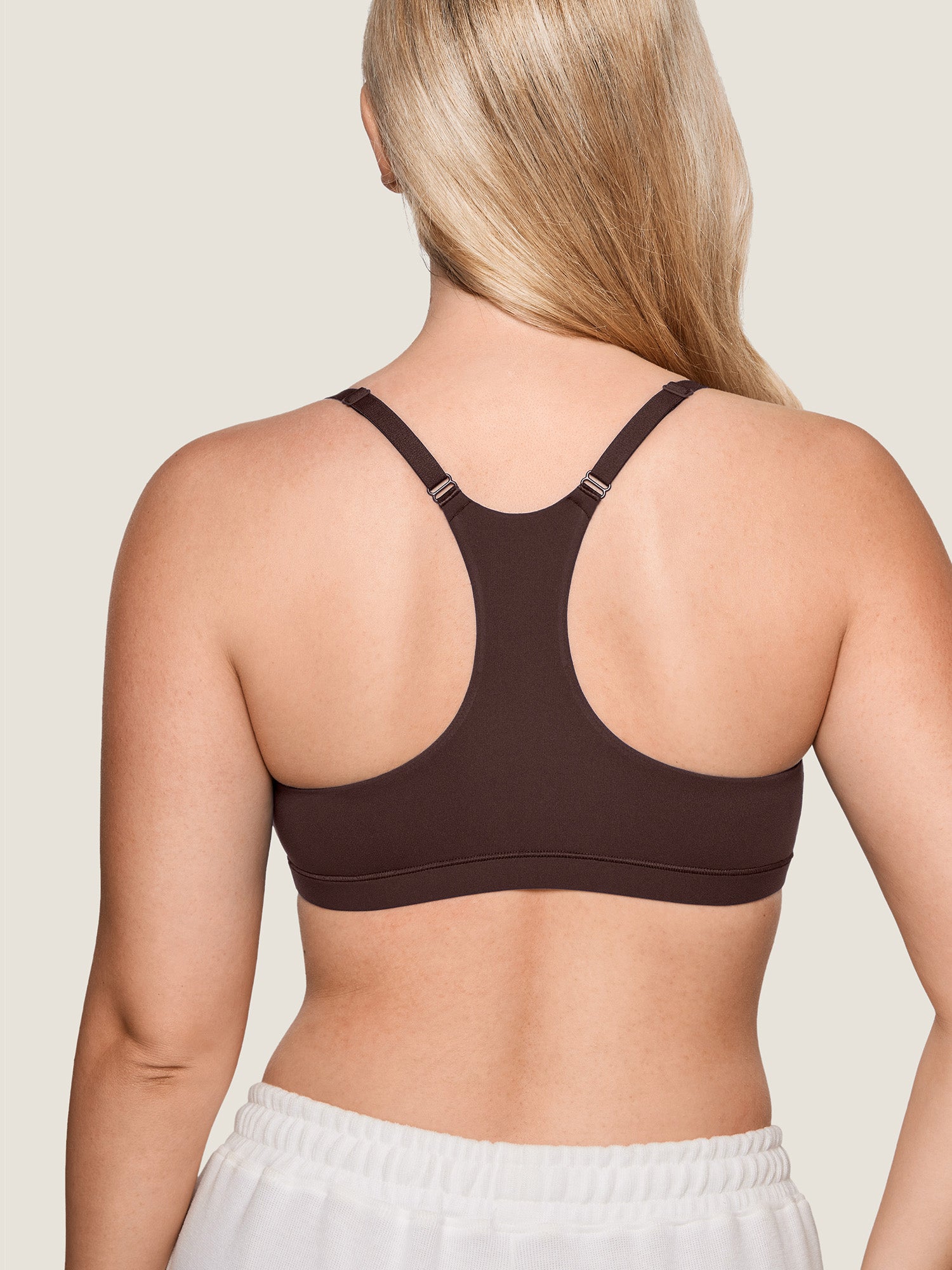 Inbarely® Racerback Everyday Bralette Hazelnut