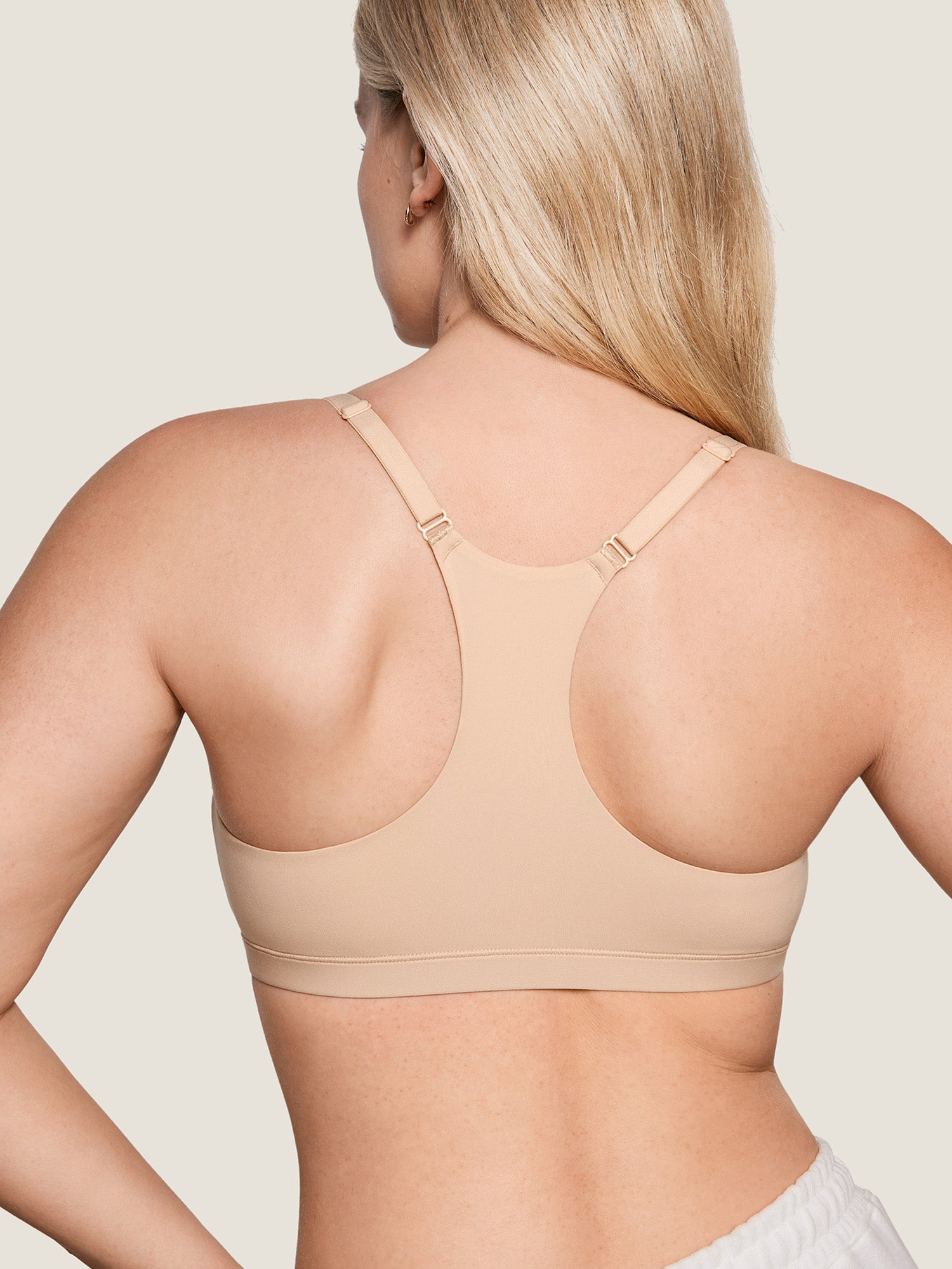 Inbarely® Racerback Everyday Bralette Beige