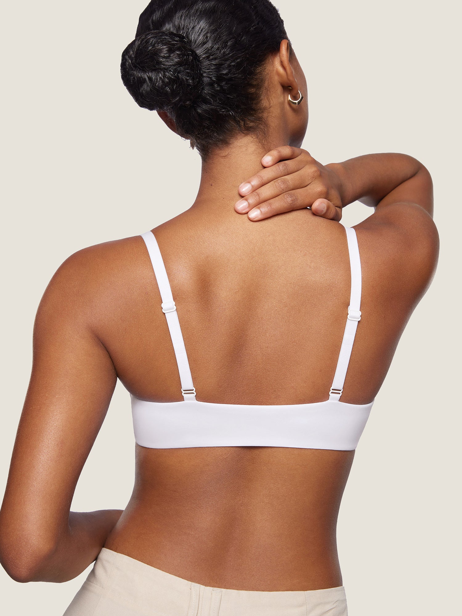 Inbarely® Front Closure T-shirt Bra White