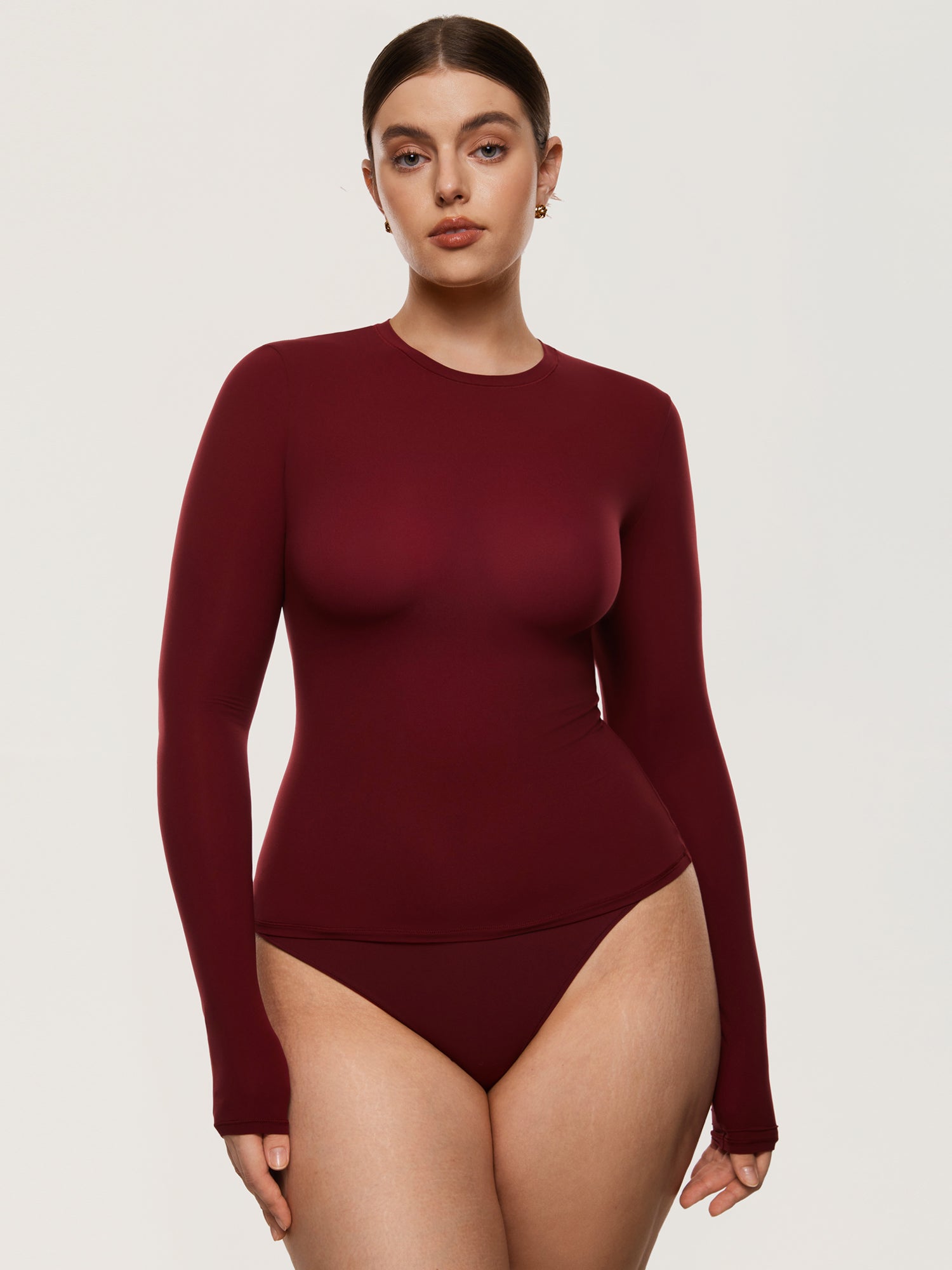 Inbarely® Soft Basic Long Sleeve Tees Andorra