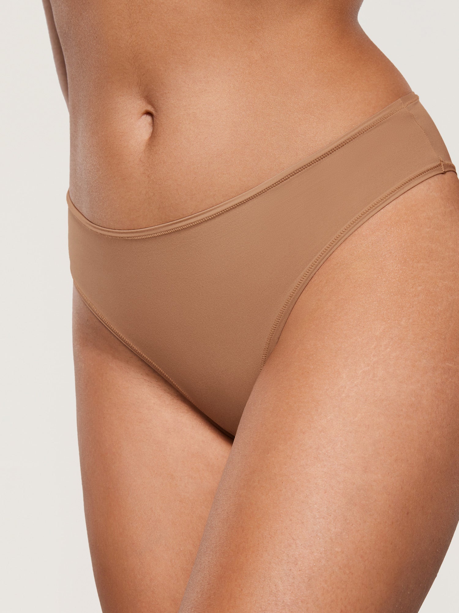 Inbarely® Soft High Cut Cheeky Briefs 3 Pack Gravel (3pack)