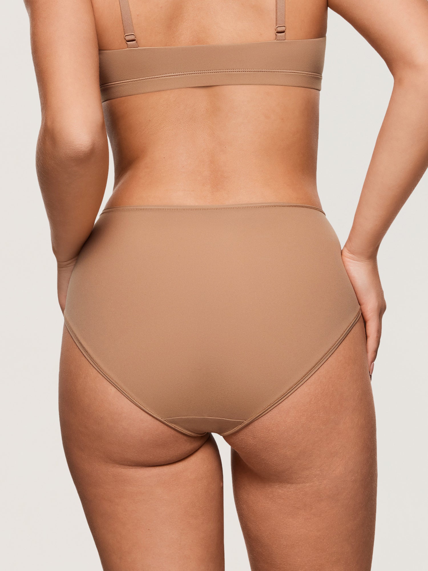 Inbarely® Soft Mid Waist Full Briefs 3 Pack Gravel (3pack)