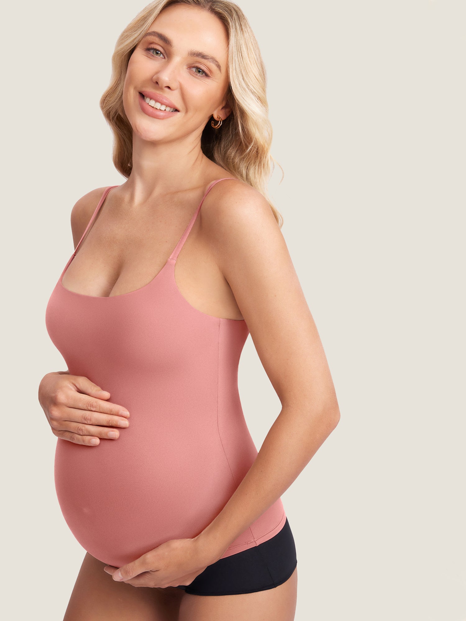 Inbarely® Maternity Camisole Tank Top Clove