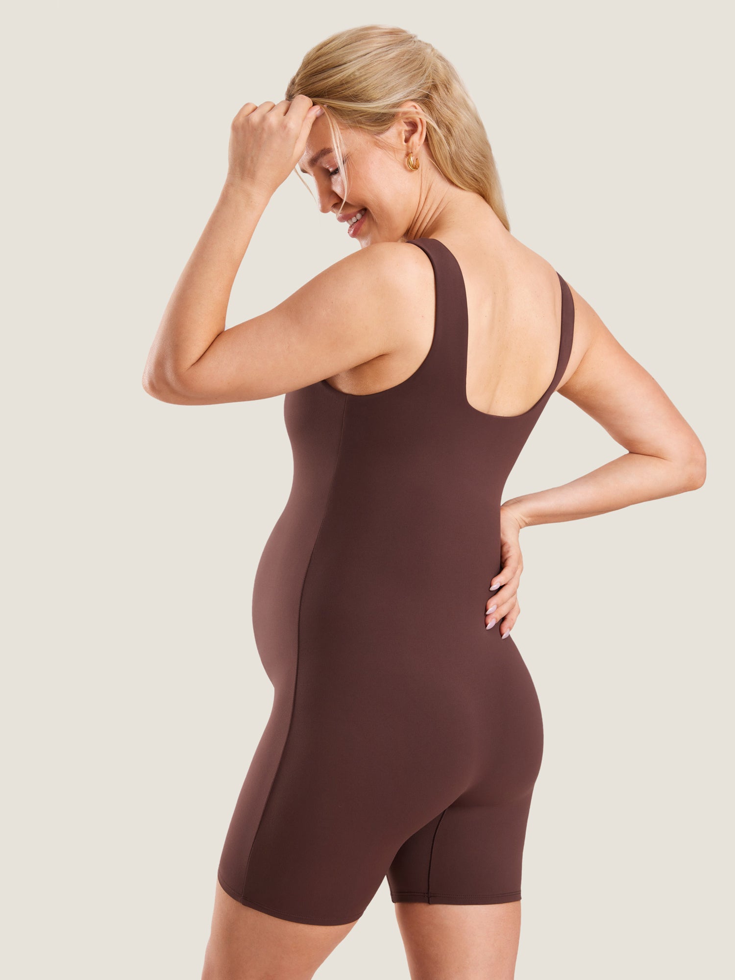 Natrelax® Maternity Romper Taupe