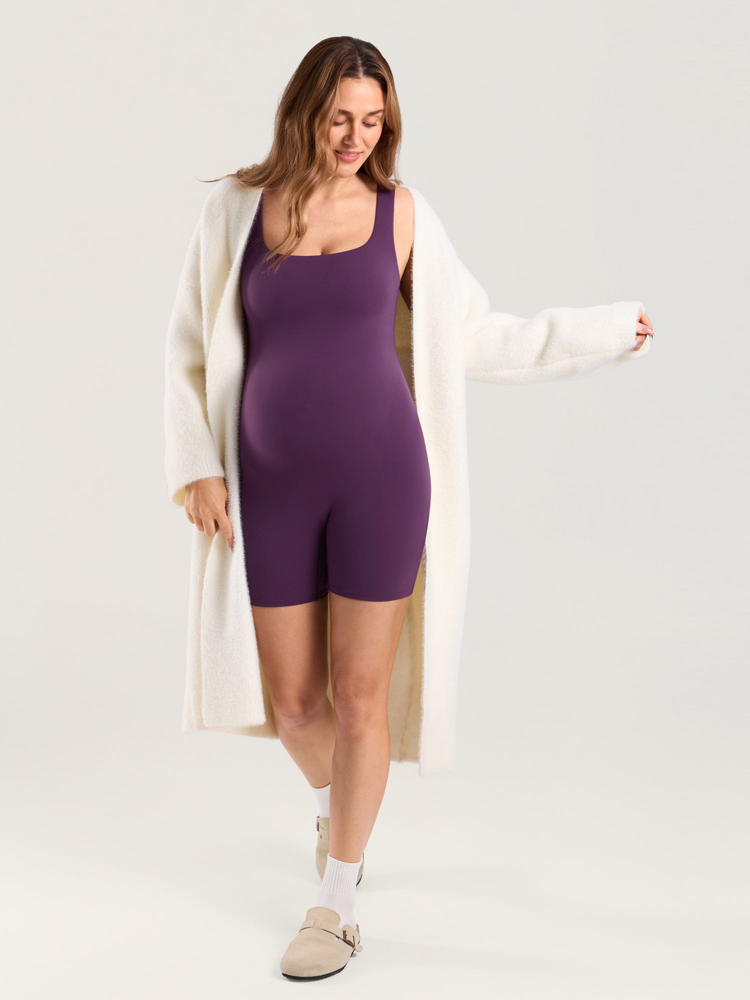 Natrelax® Maternity Romper Deep Purple